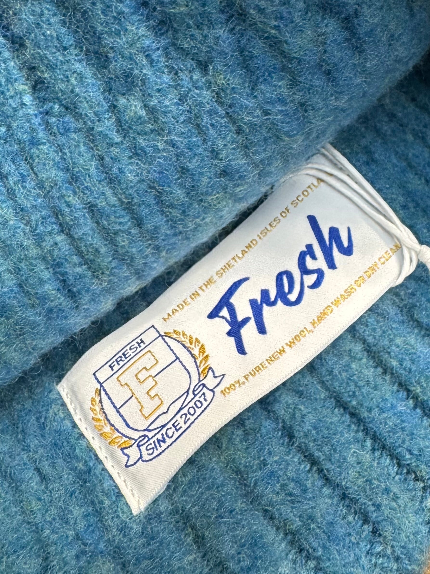 FRESH Bob Scottish Wool Beanie In Barracuda