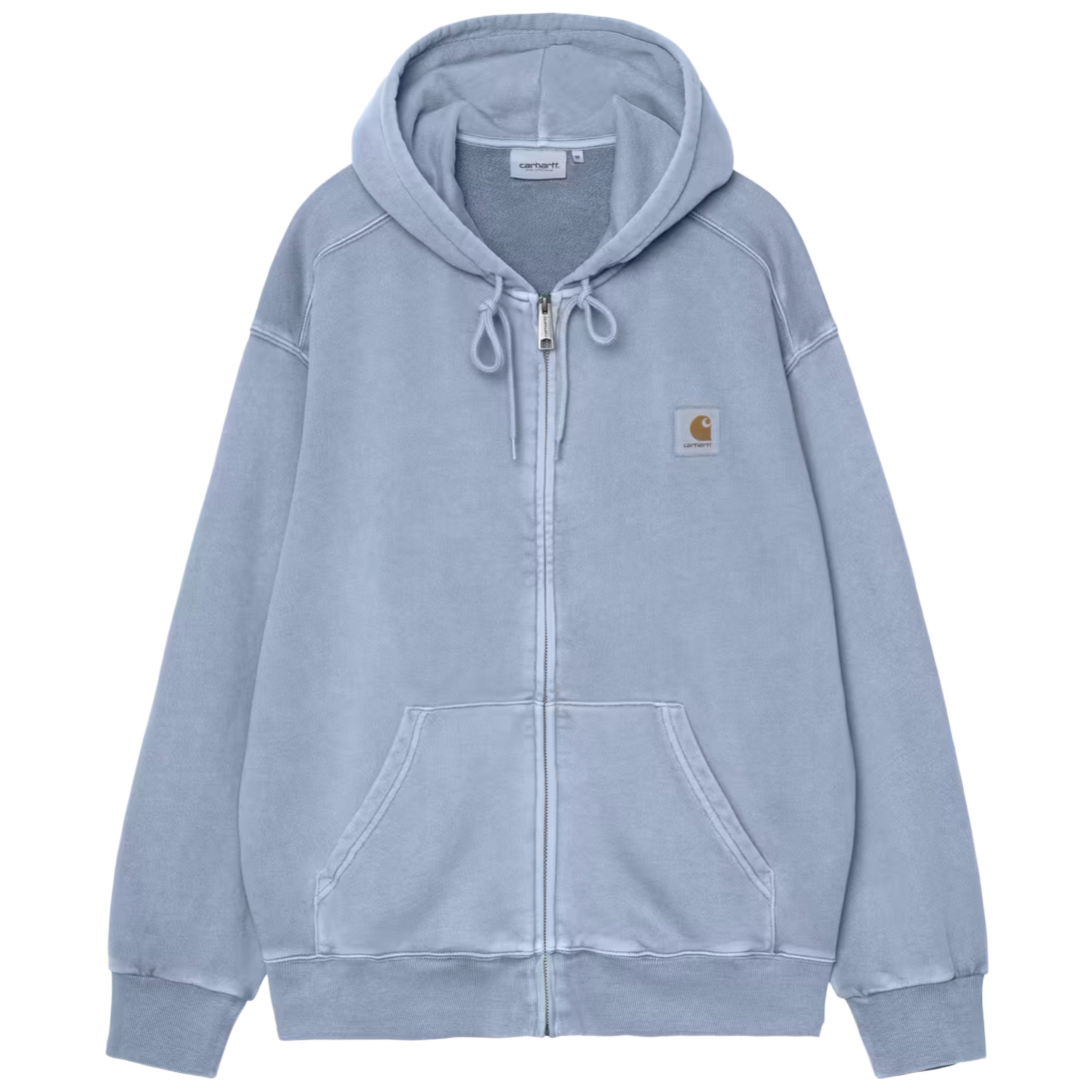 CARHARTT WIP Hooded Nelson Jacket Gentle Blue Garment Dyed