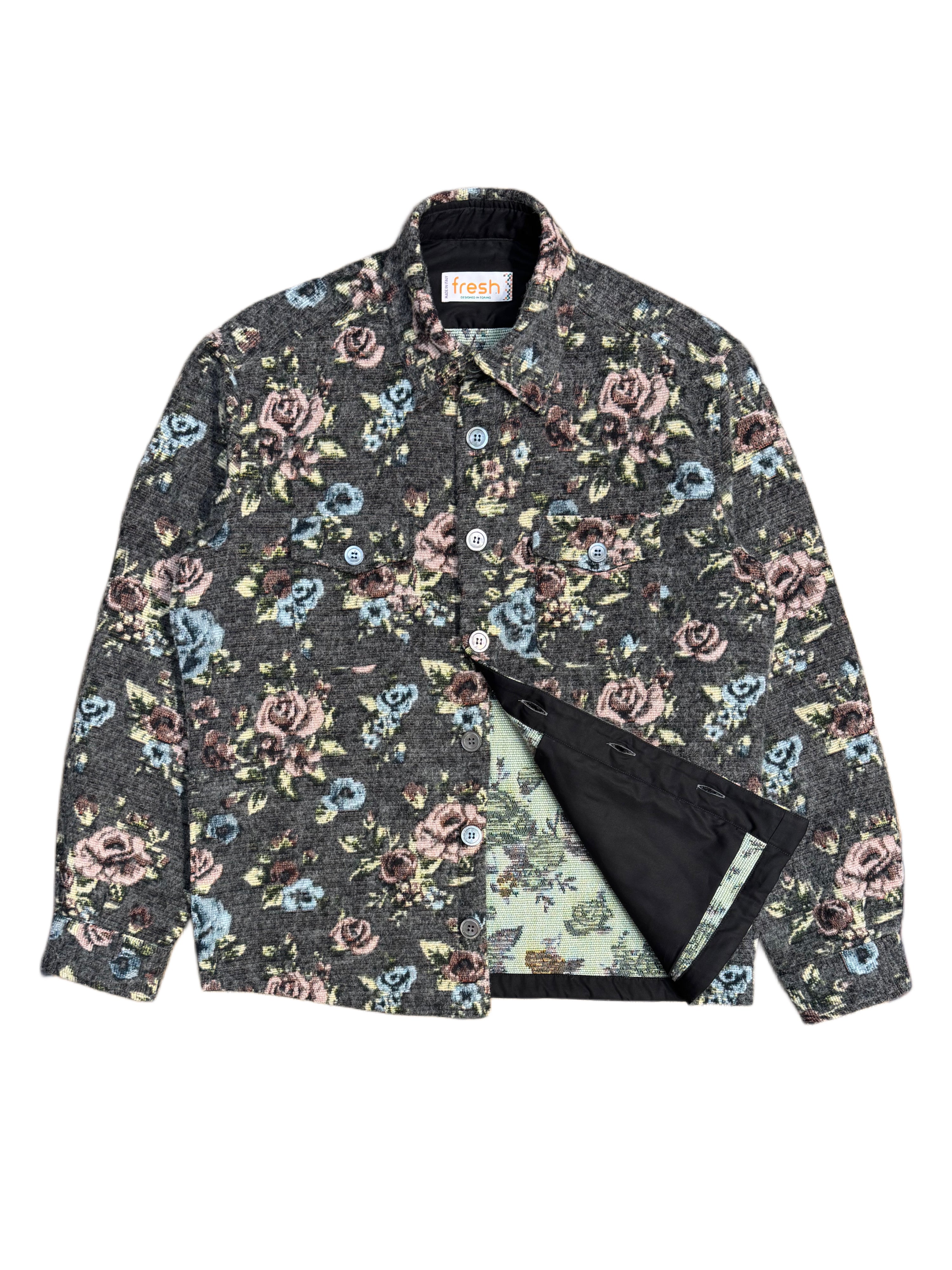 FRESH Flowers Jacquard Overshirt