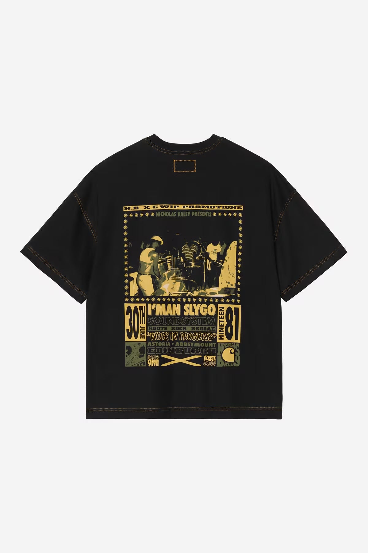 CARHARTT WIP x Nicholas Daley Poster T-Shirt ND Black