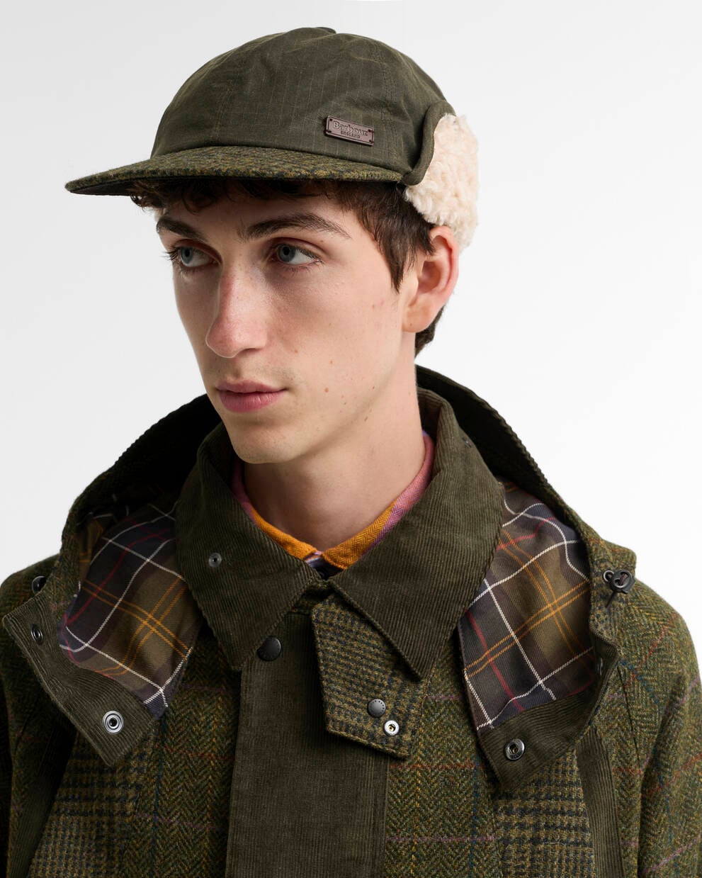 BARBOUR x Norbit Waxed Carpenter Cap