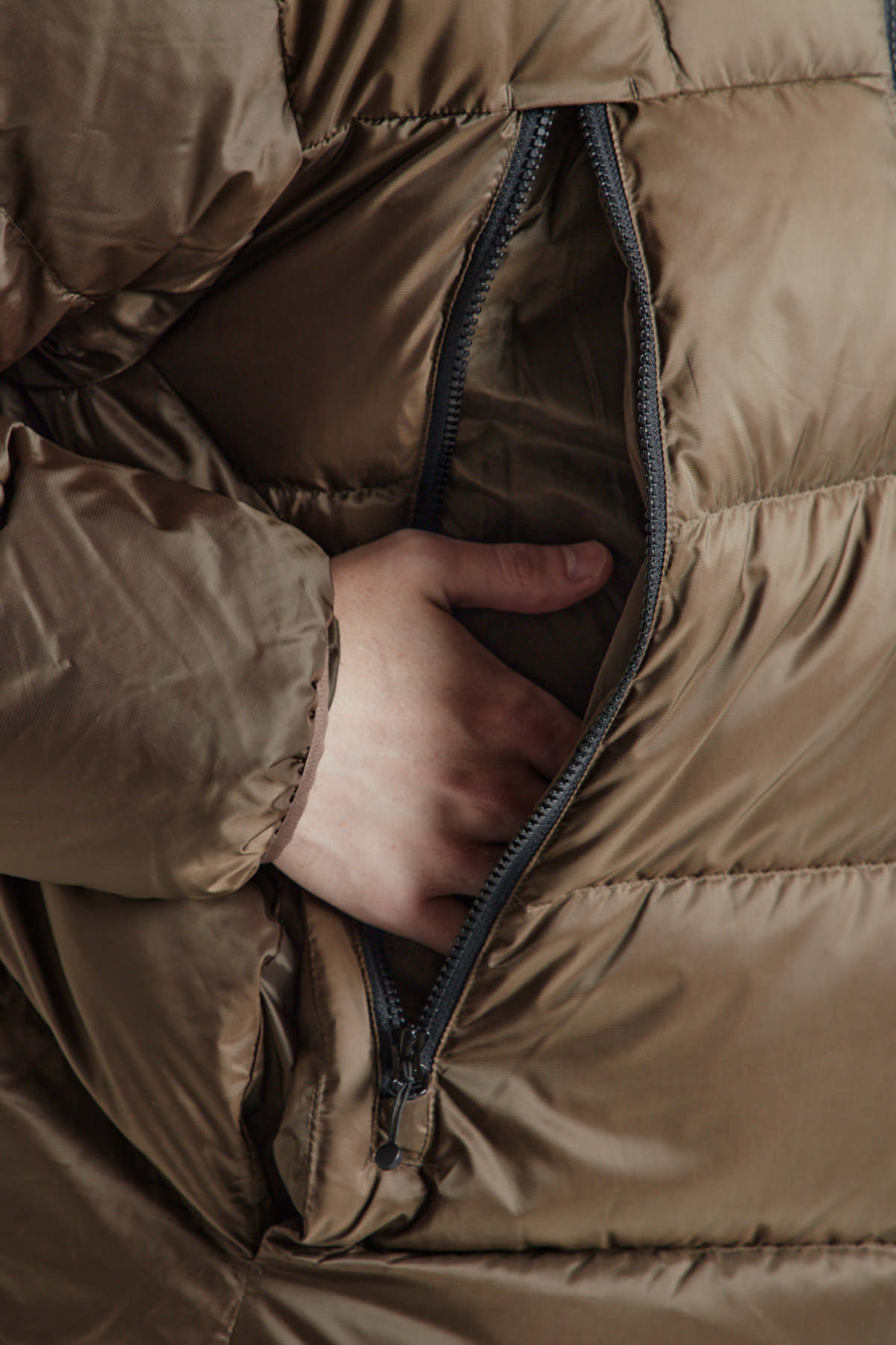 FRIZMWORKS Altavia Down Jacket Brown