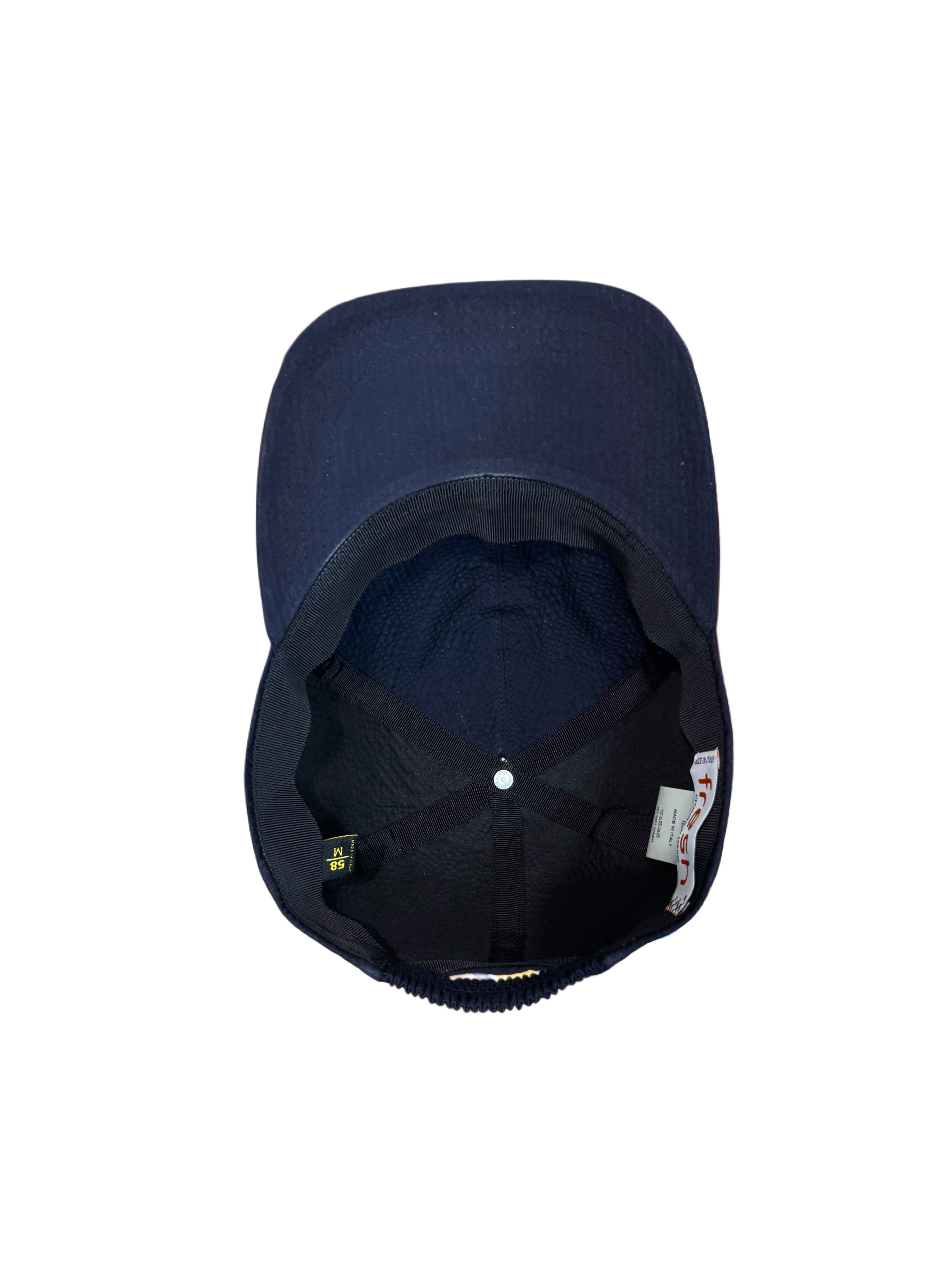 FRESH Seersucker Cap in Navy
