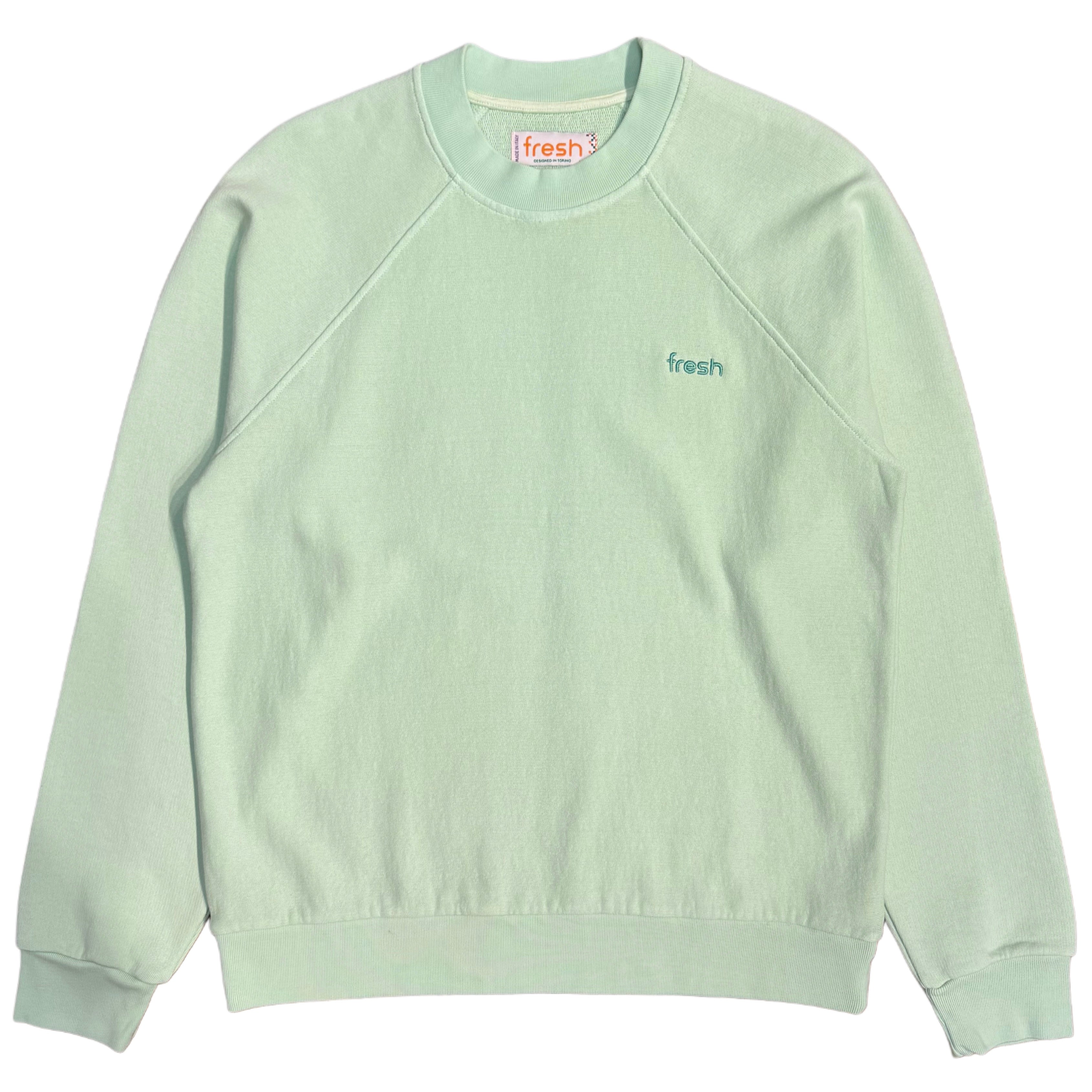 Sweat-shirt en coton FRESH Billie couleur menthe