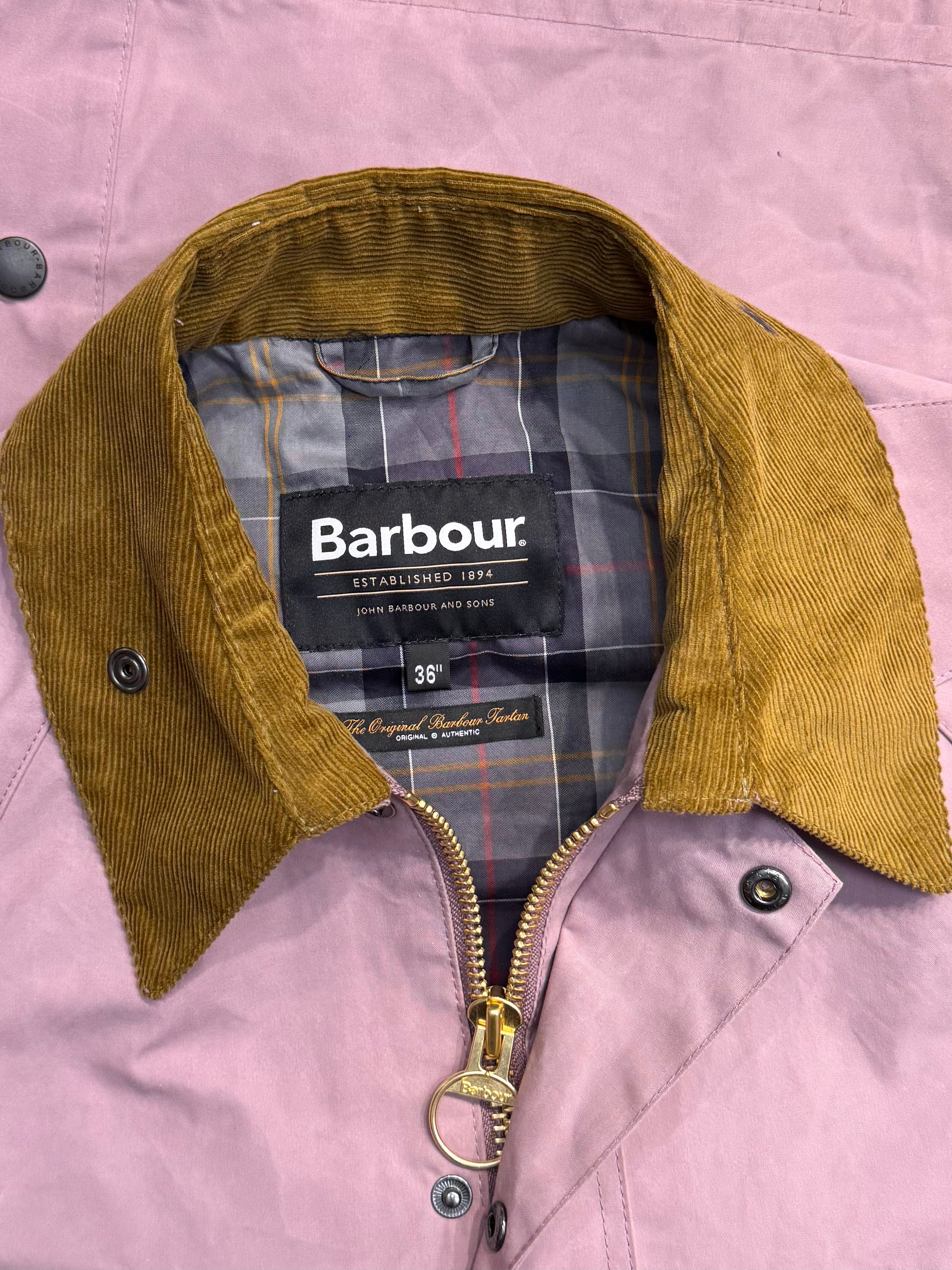 BARBOUR Os Bedale Cotton Jacket Elderberry