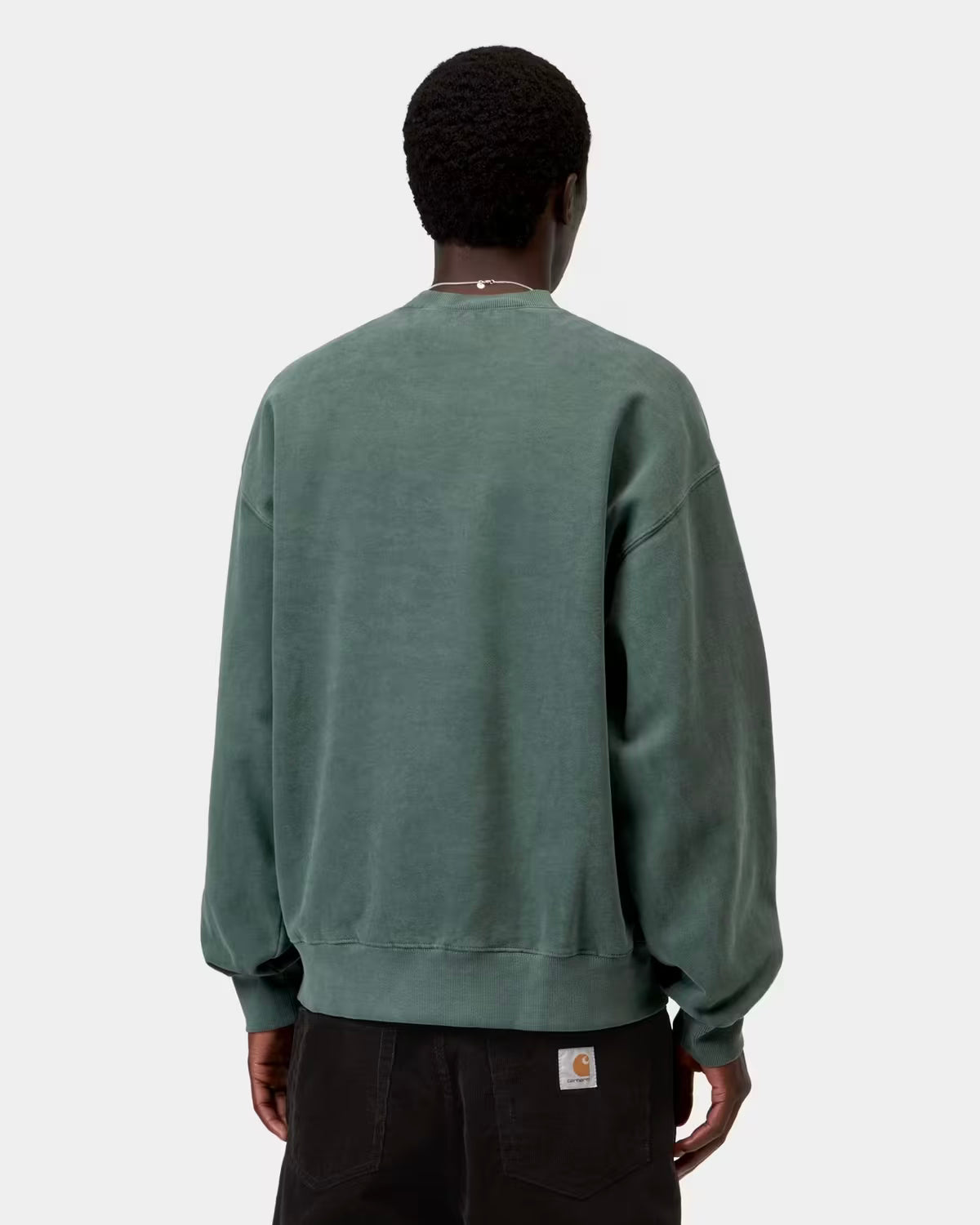 CARHARTT WIP Vista Sweatshirt Dark Scarab Garment Dyed
