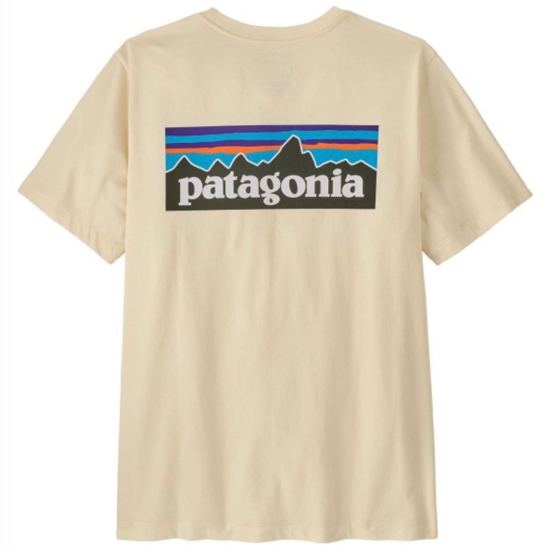 PATAGONIA Men's P-6 Logo Responsibili-Tee® Undyed Natural