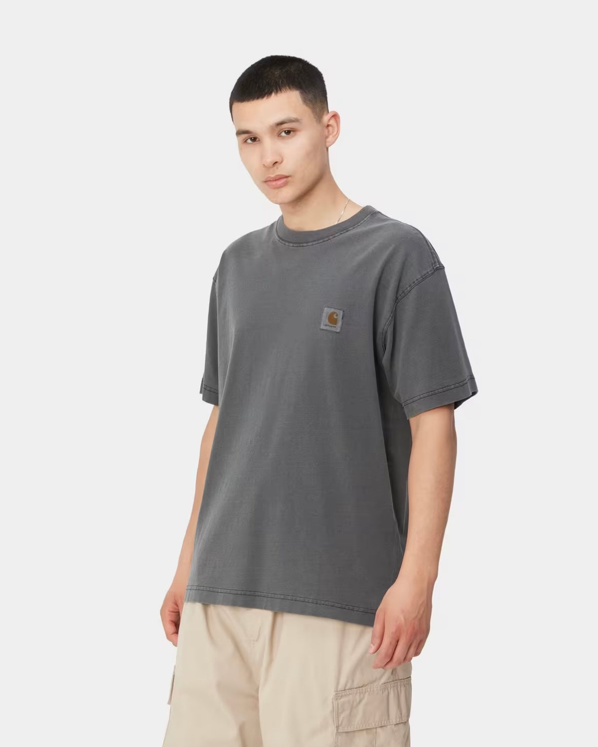 CARHARTT WIP S/S Nelson T-Shirt Black Garment Dyed
