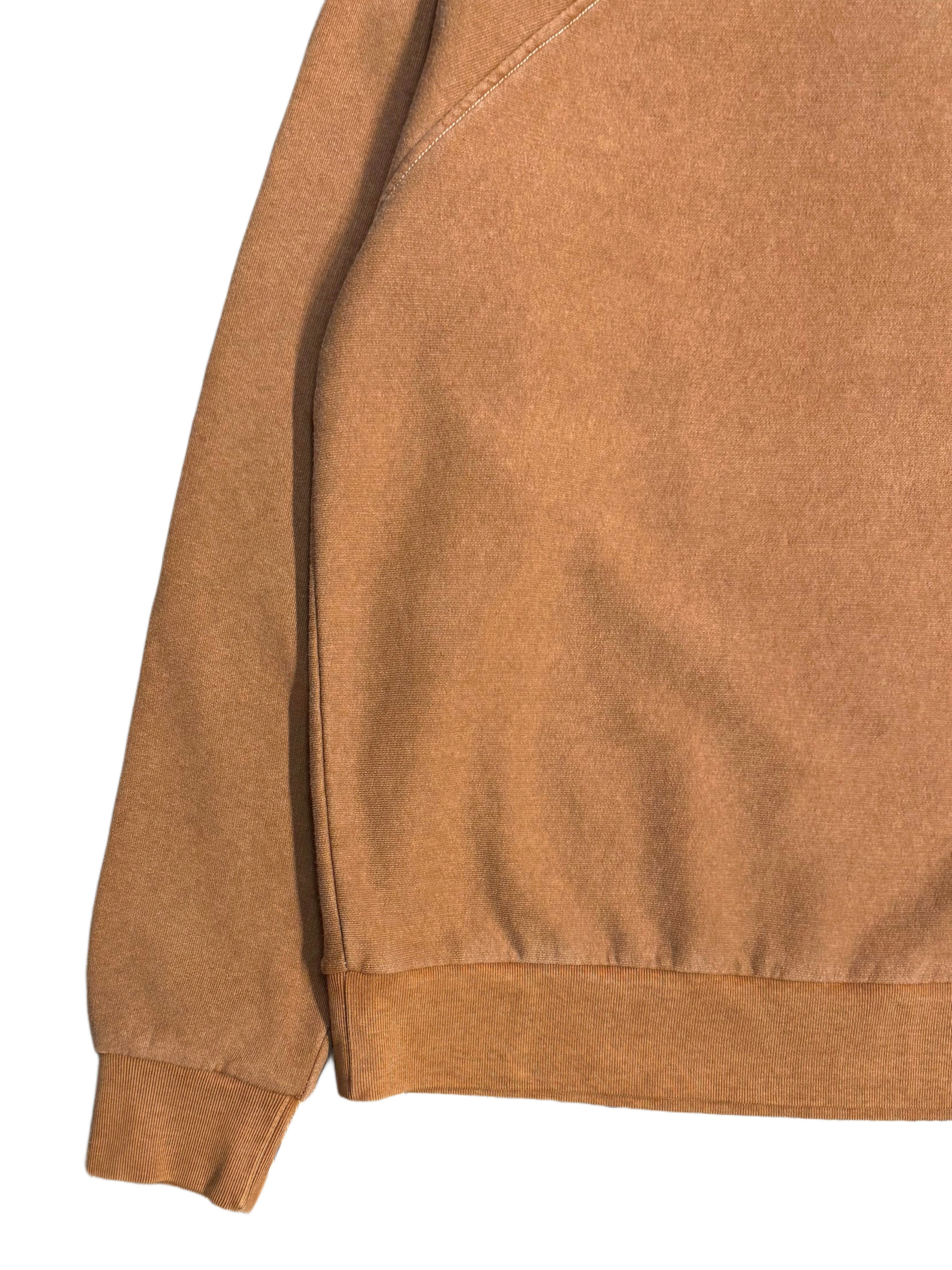 FRESH Billie Plated Cotton Sweatshirt in Brown