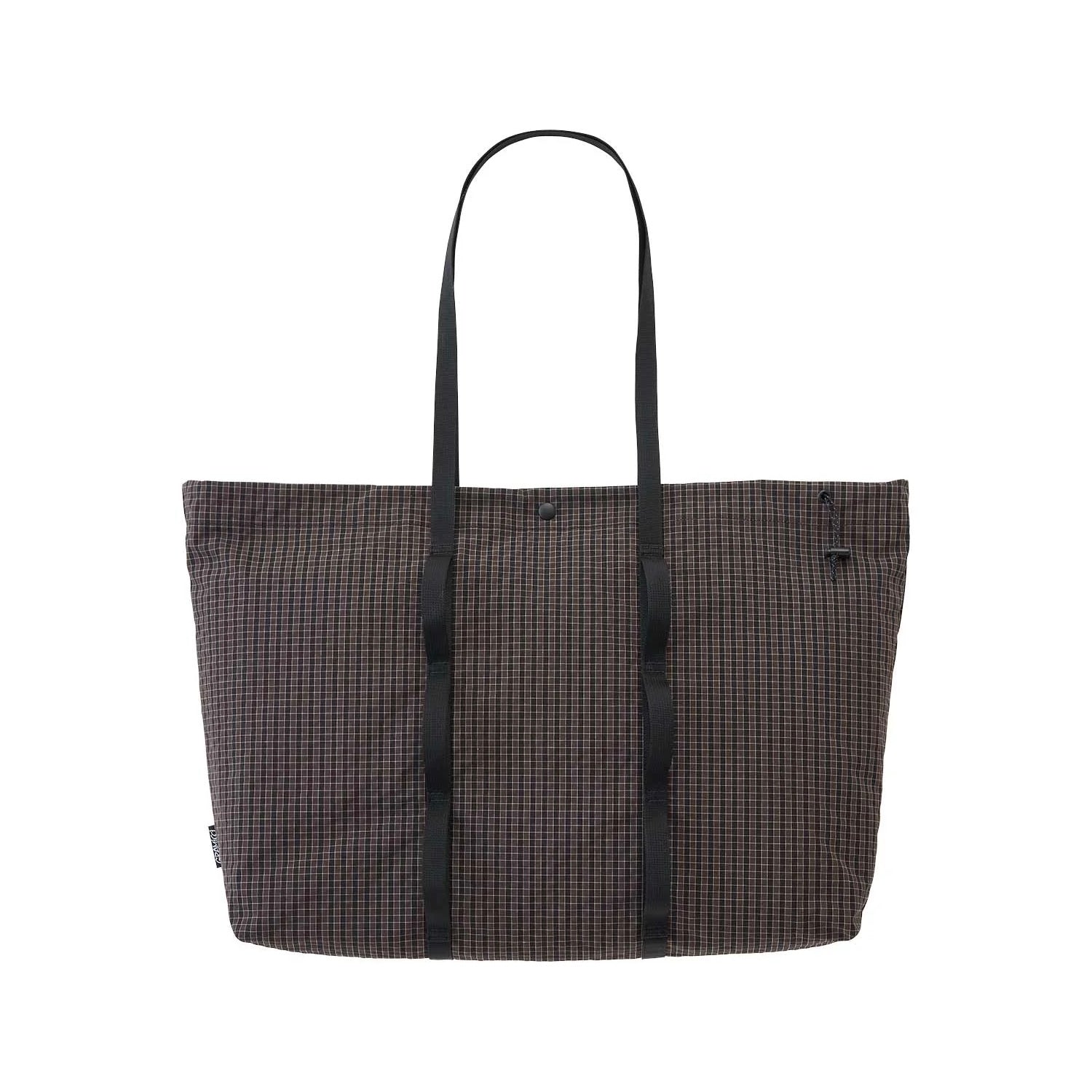 GRAMICCI Plaid Climbing Tote Deep Brown