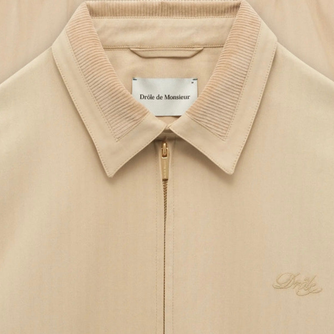 DRÔLE DE MONSIEUR Le Blouson Drôle Beige