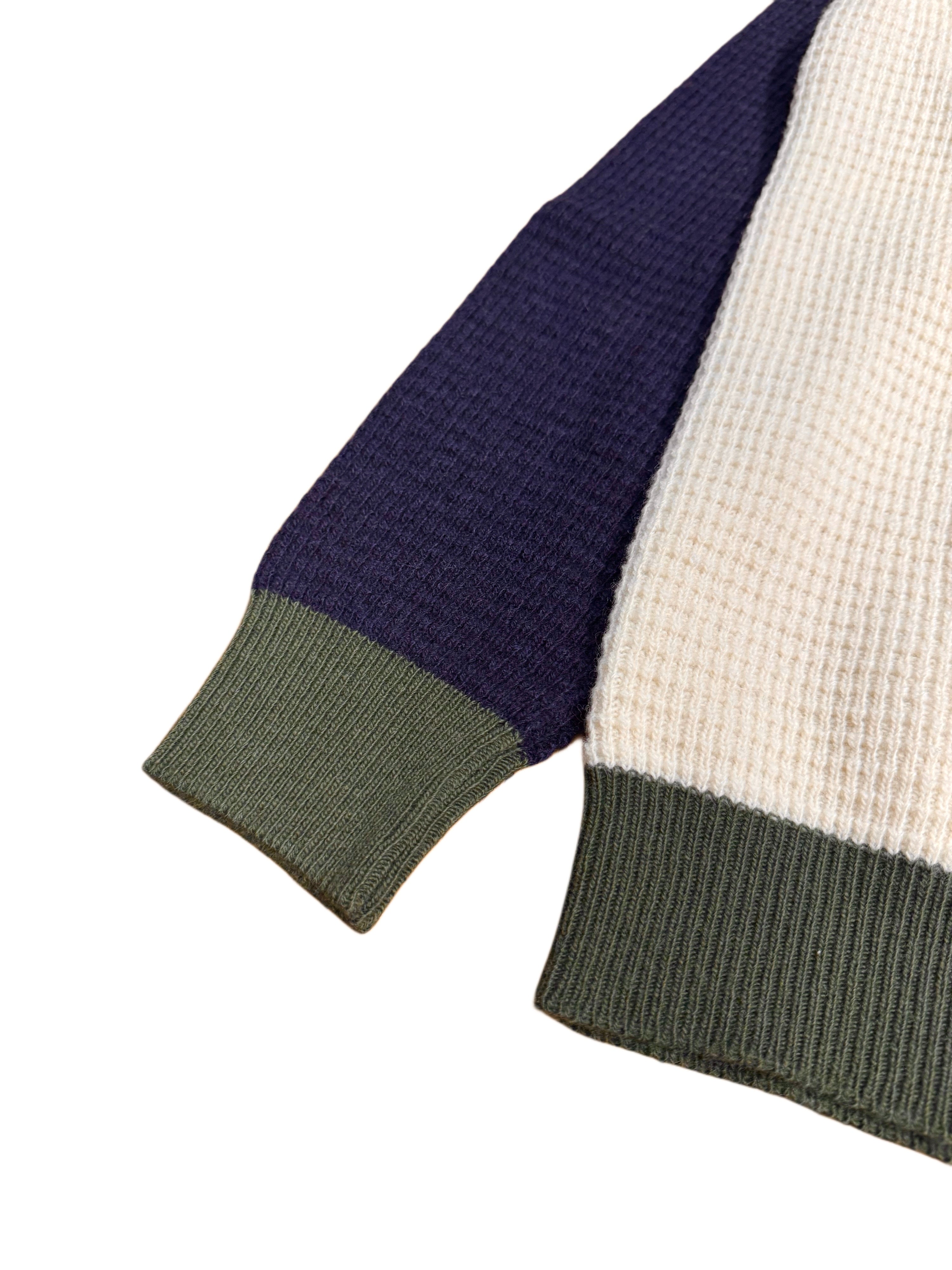 FRESH Adam Waffle-Knit Merino Wool Cardigan