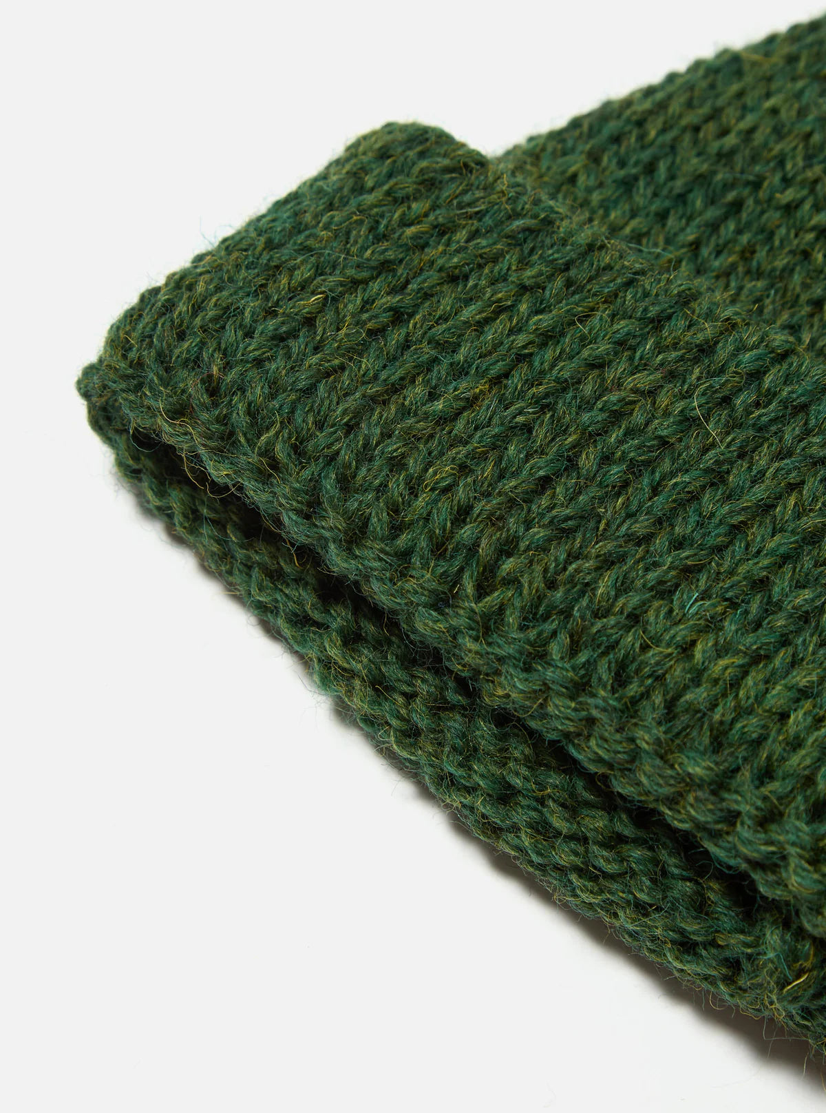 UNIVERSAL WORKS Green British Wool Short Watch Cap