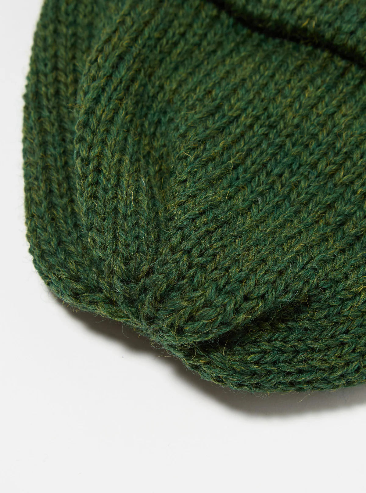 UNIVERSAL WORKS Green British Wool Short Watch Cap