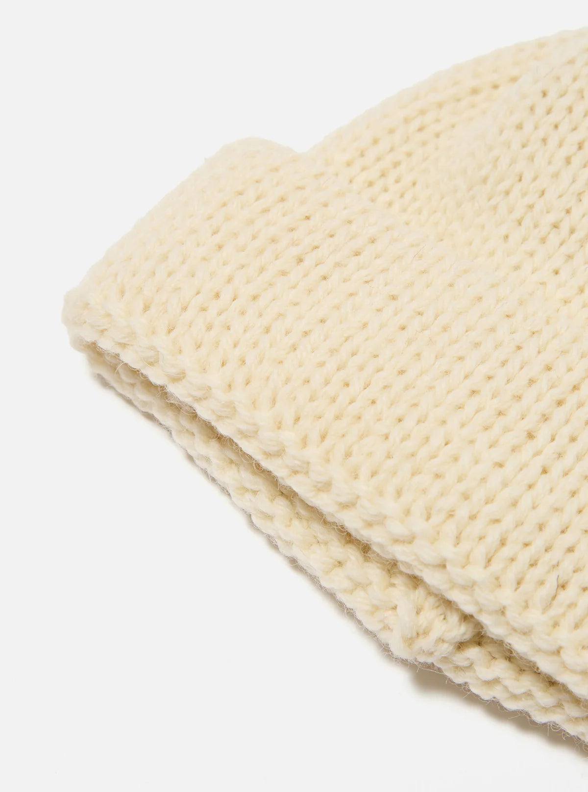 UNIVERSAL WORKS Ecru British Wool Short Watch Cap