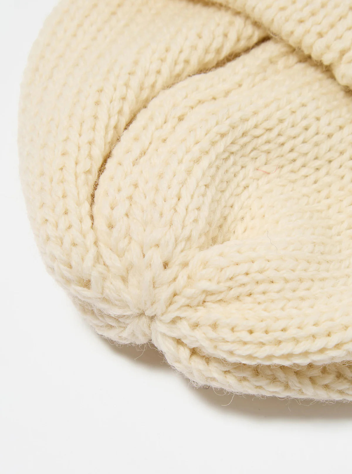 UNIVERSAL WORKS Ecru British Wool Short Watch Cap