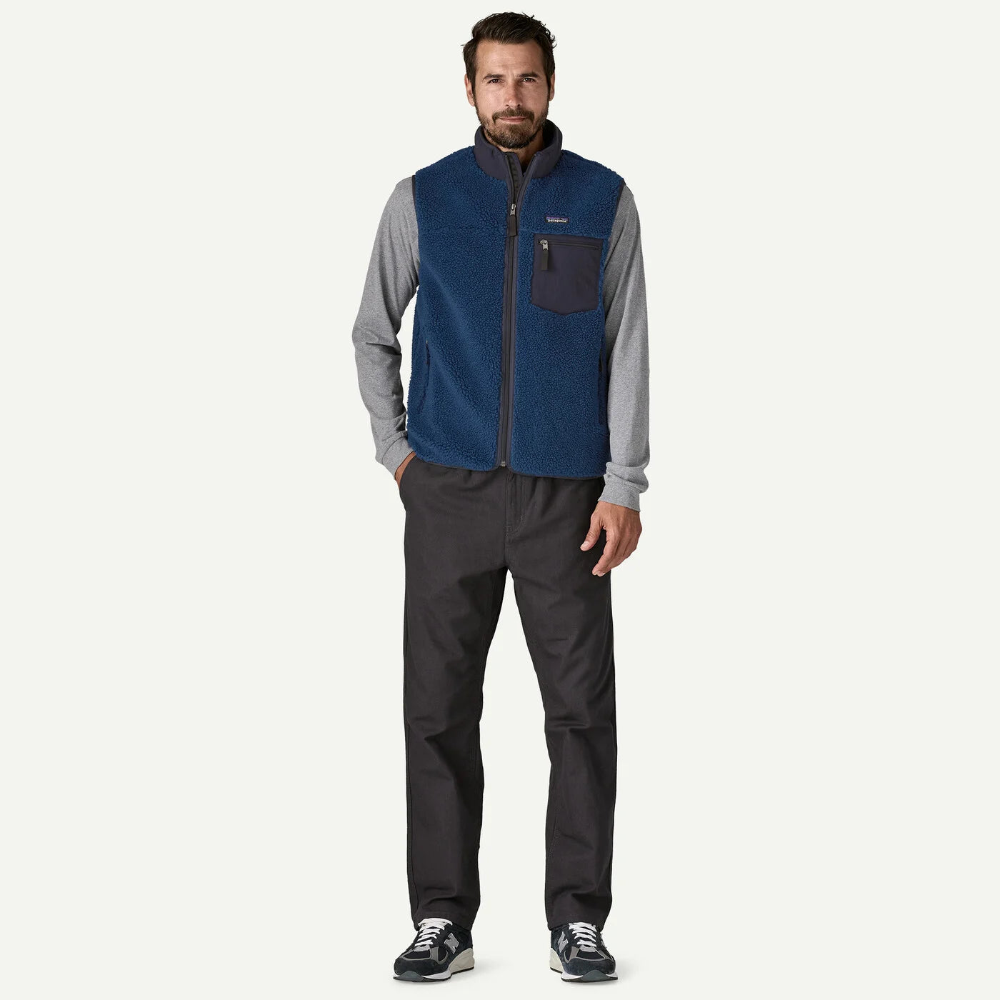PATAGONIA Men's Classic Retro-X® Fleece Vest Clement Blue
