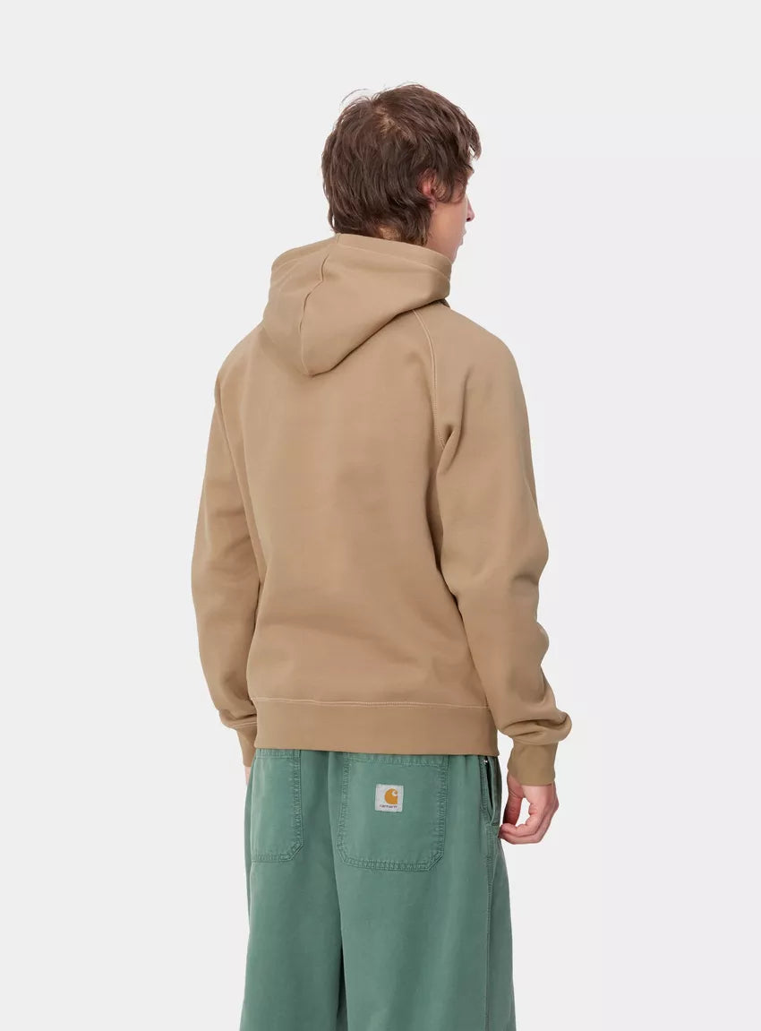 CARHARTT WIP Felpa con cappuccio Chase Dusty Hamilton Marrone Oro
