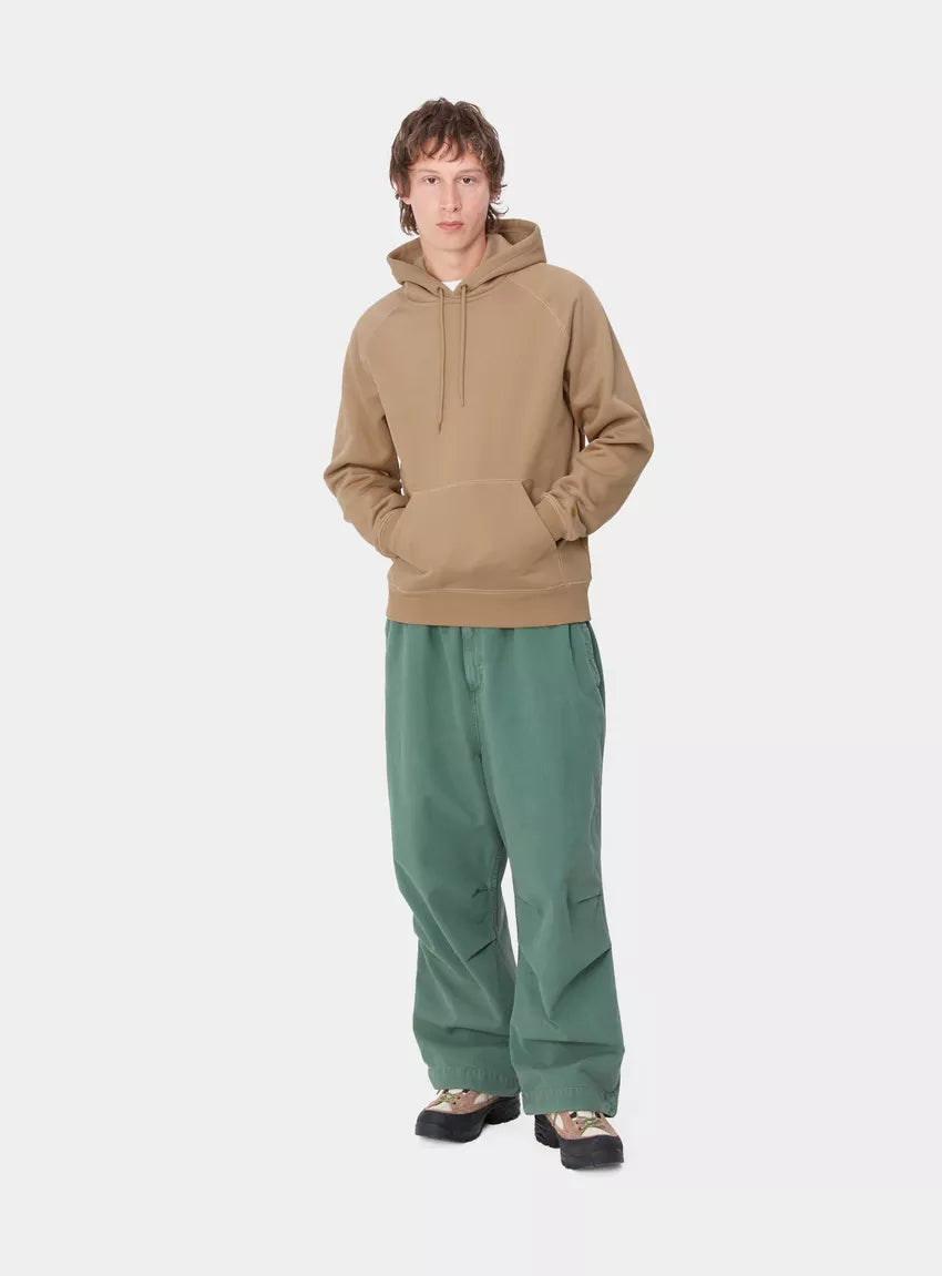 CARHARTT WIP Felpa con cappuccio Chase Dusty Hamilton Marrone Oro