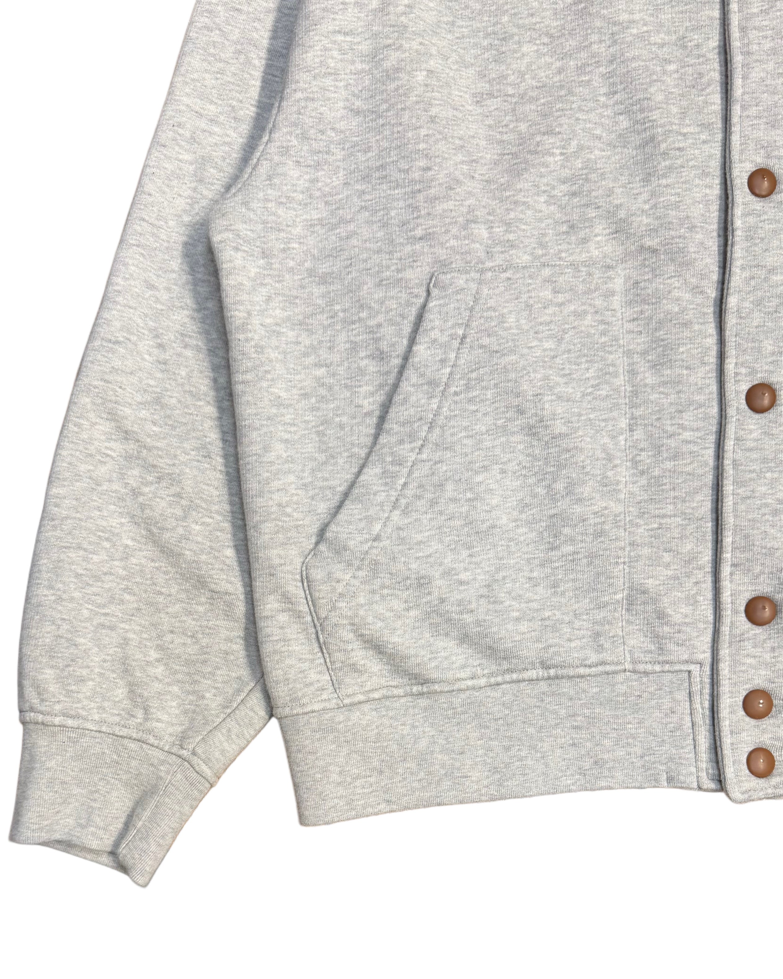 FRESH Harvard Bomber Sweatshirt in Grey