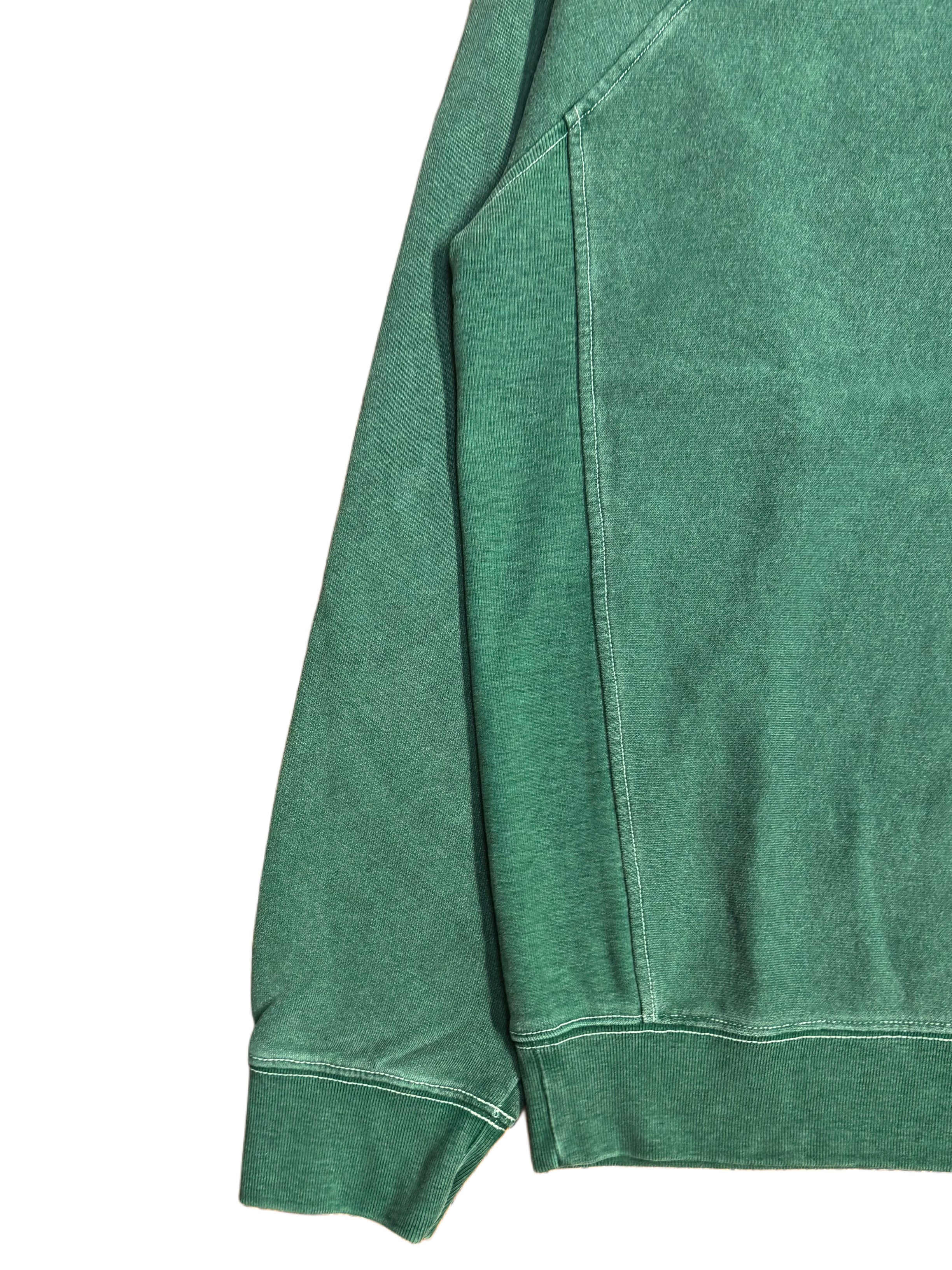 FRESH Ivy Plated Polo Sweatshirt in Green