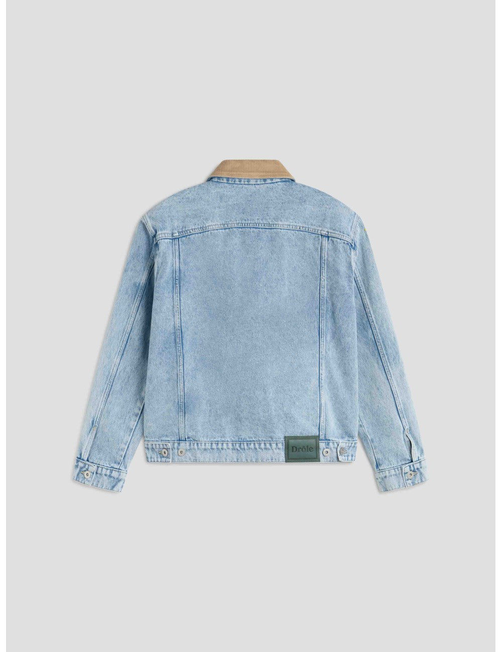 DRÔLE DE MONSIEUR La Veste Jean Délavée Azzurro
