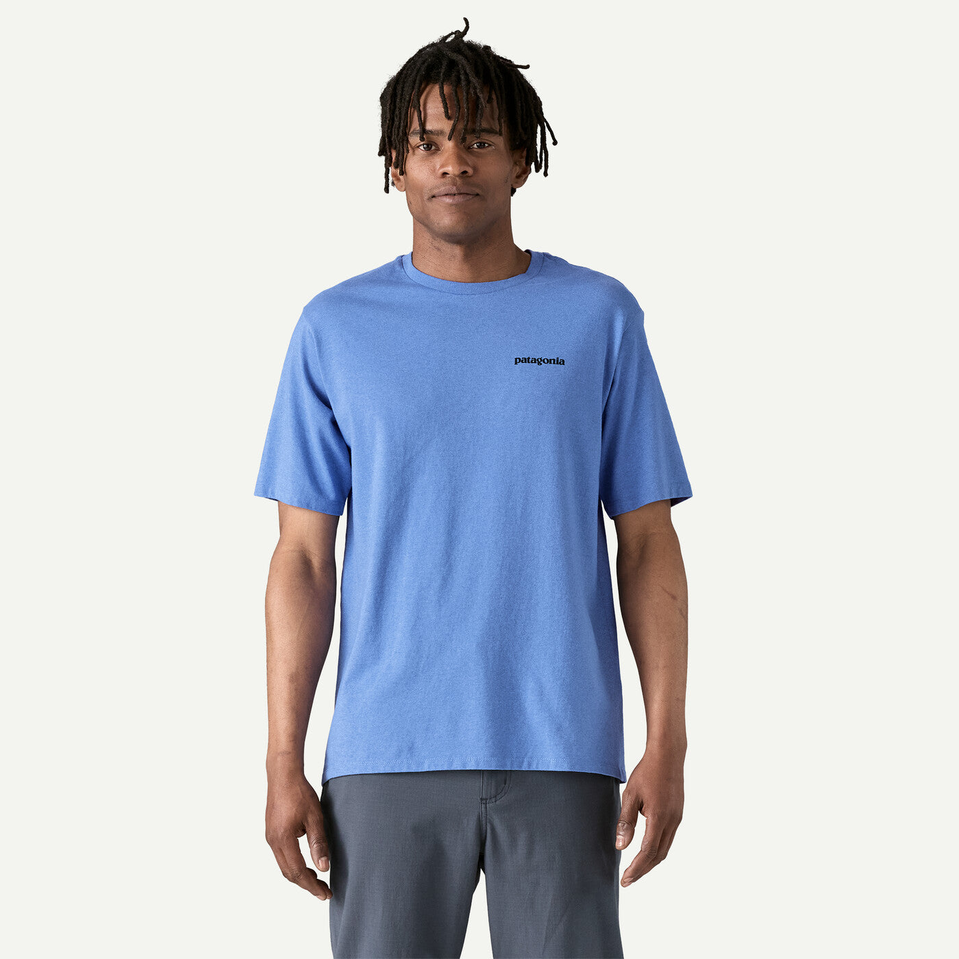 PATAGONIA Men's P-6 Logo Responsibili-Tee® Abundant Blue