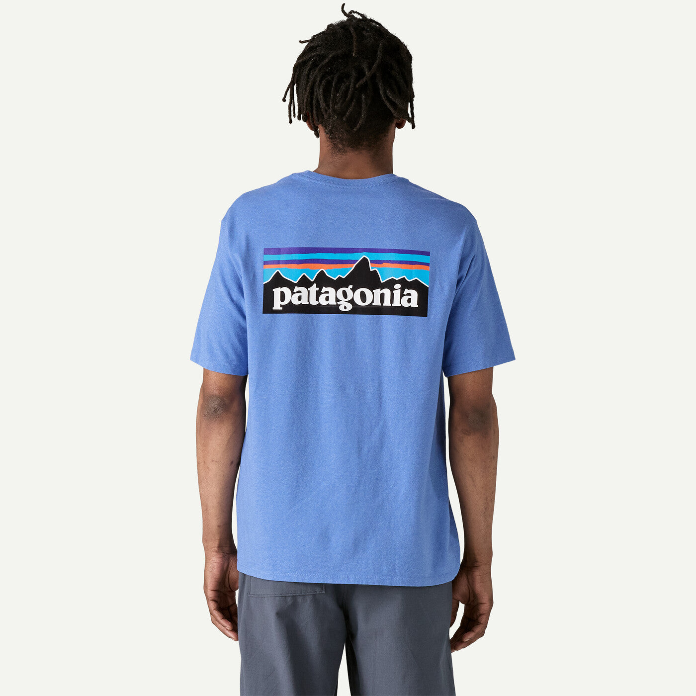PATAGONIA Men's P-6 Logo Responsibili-Tee® Abundant Blue