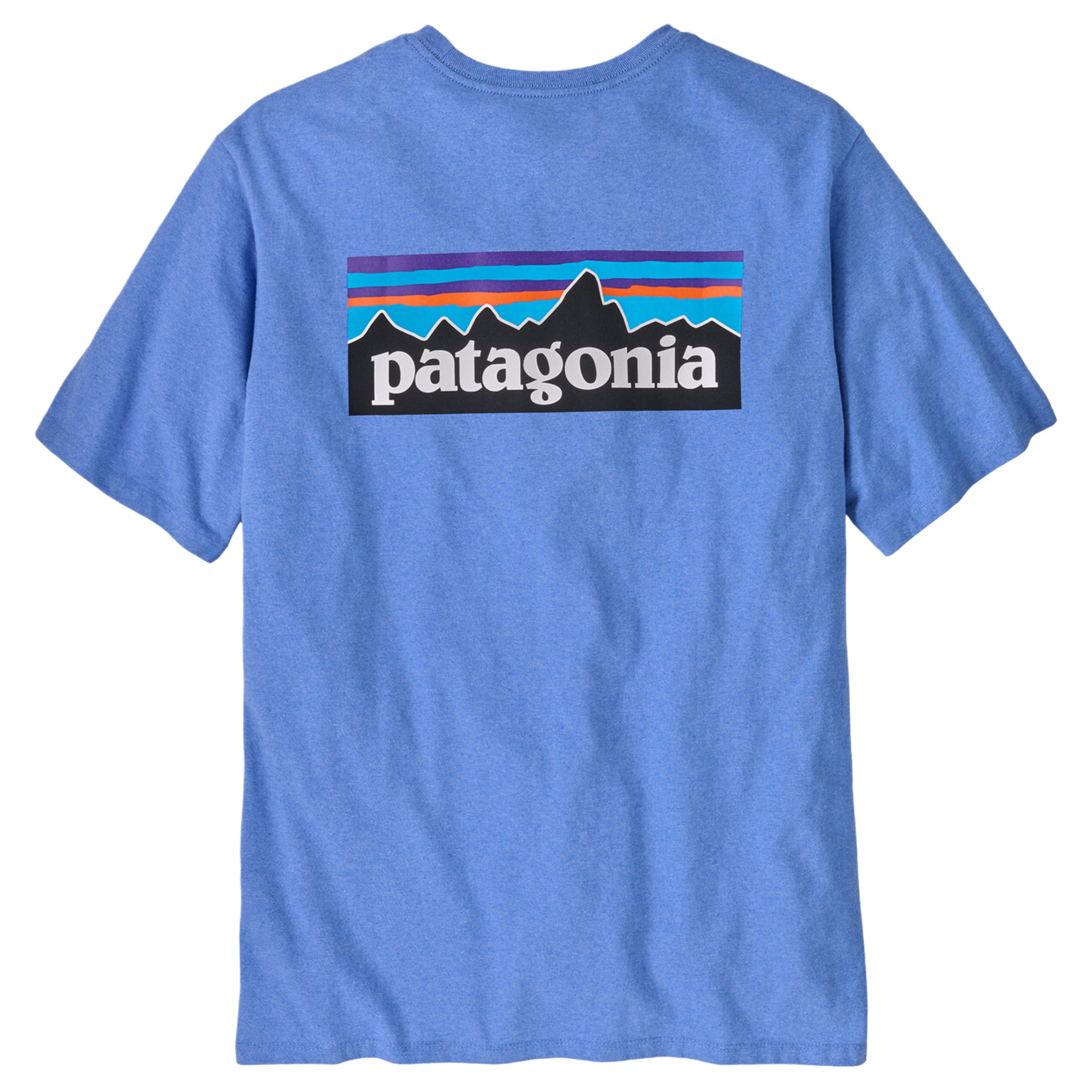 PATAGONIA Men's P-6 Logo Responsibili-Tee® Abundant Blue
