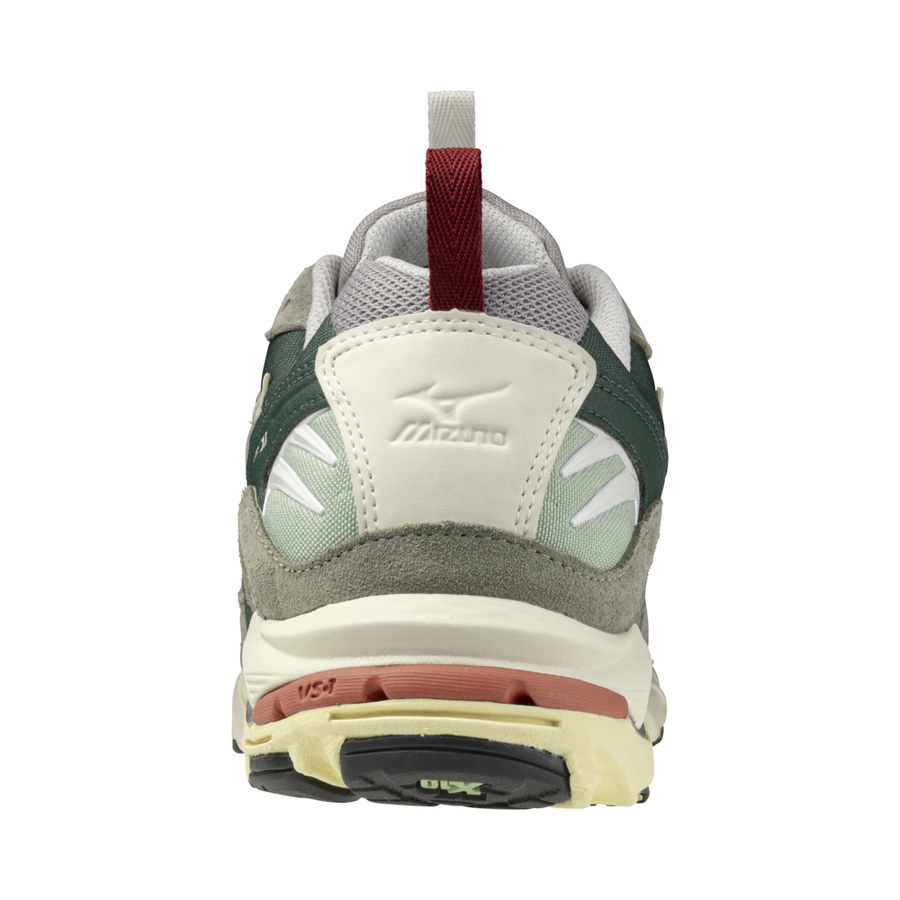 MIZUNO Wave Rider 10 Opal Gray Pristine Bistro Green