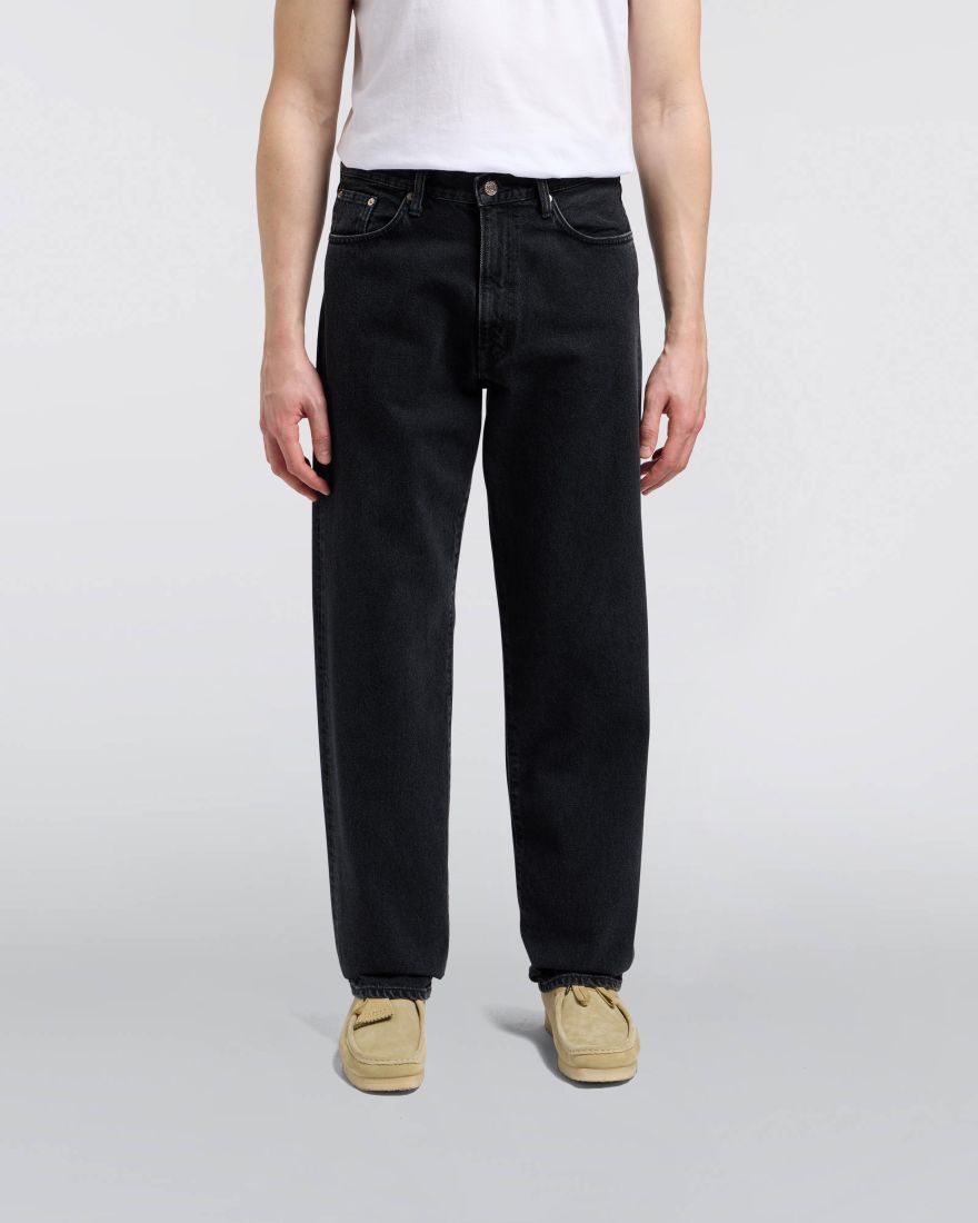 EDWIN Loose Jeans Black Dark Used