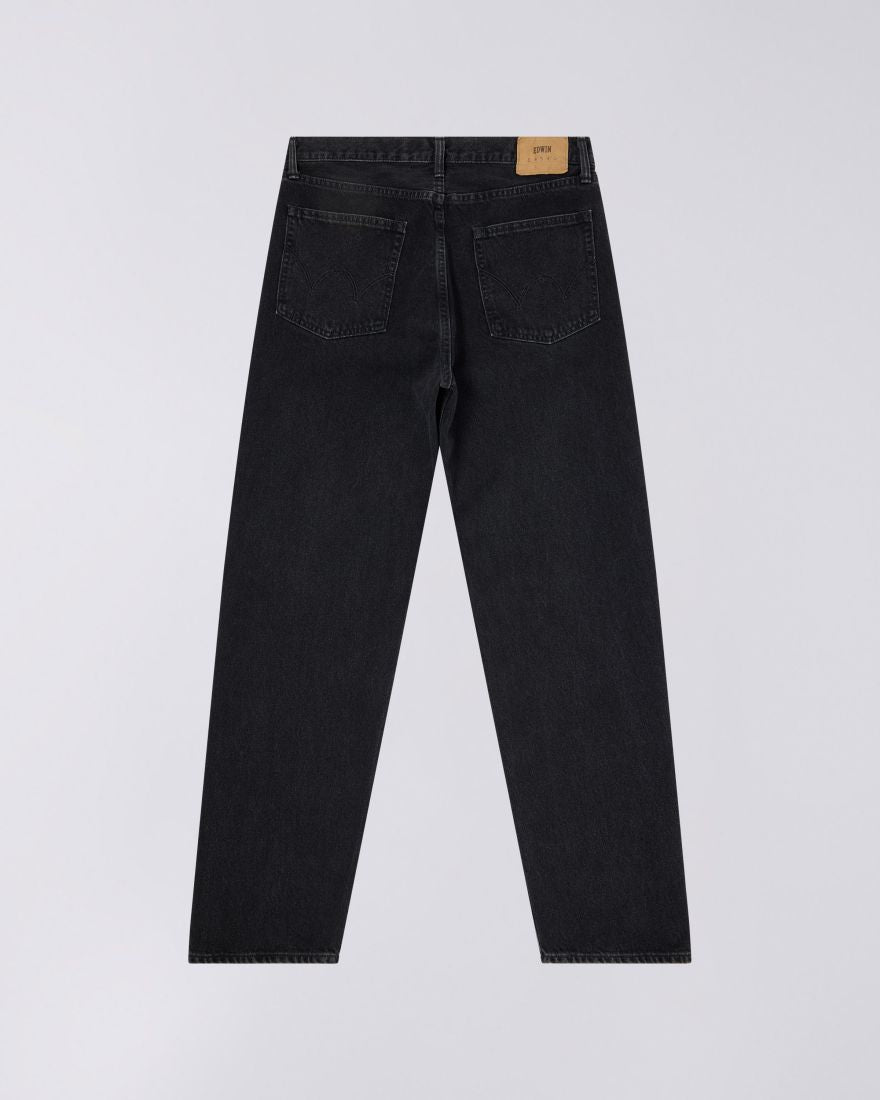 EDWIN Loose Jeans Black Dark Used