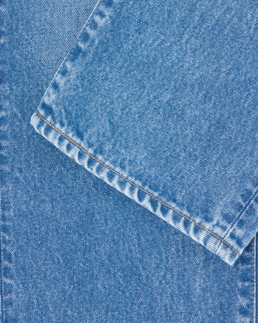 EDWIN Regular Straight Jeans Blue Mid Light Used