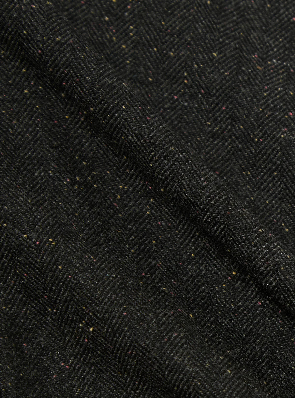 UNIVERSAL WORKS Black Salt N Pepper Tweed Three Button Jacket