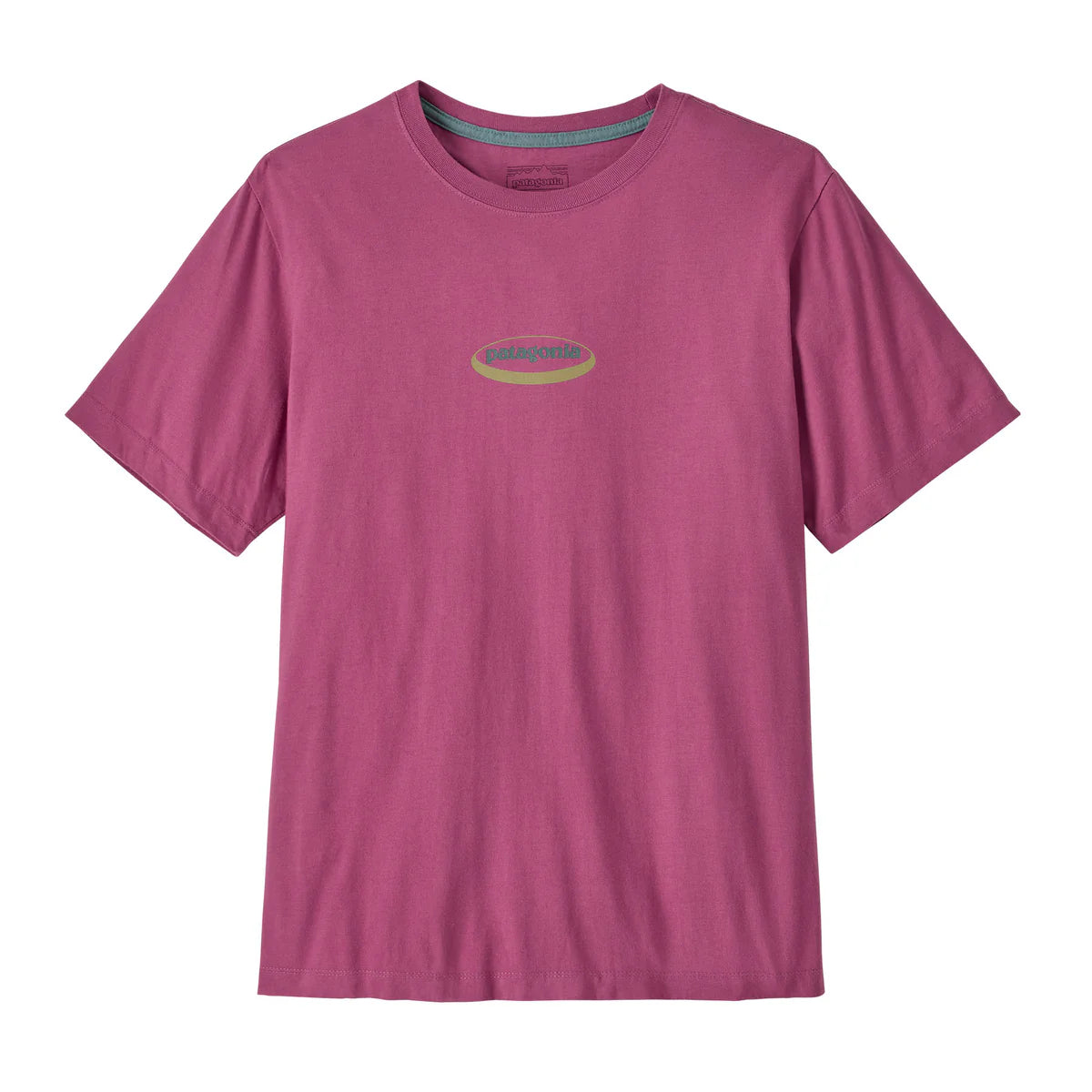 PATAGONIA Men's '95 Oval Logo T-Shirt Faded Magenta