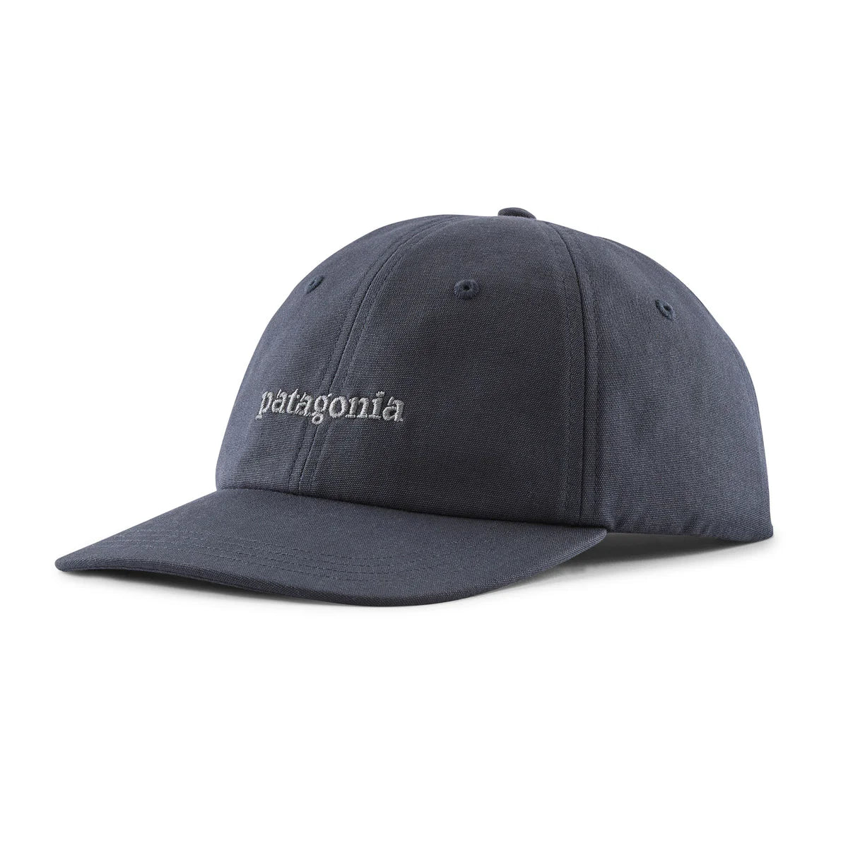 PATAGONIA Fitz Roy Icon Trad Cap Text Logo: Smolder Blue