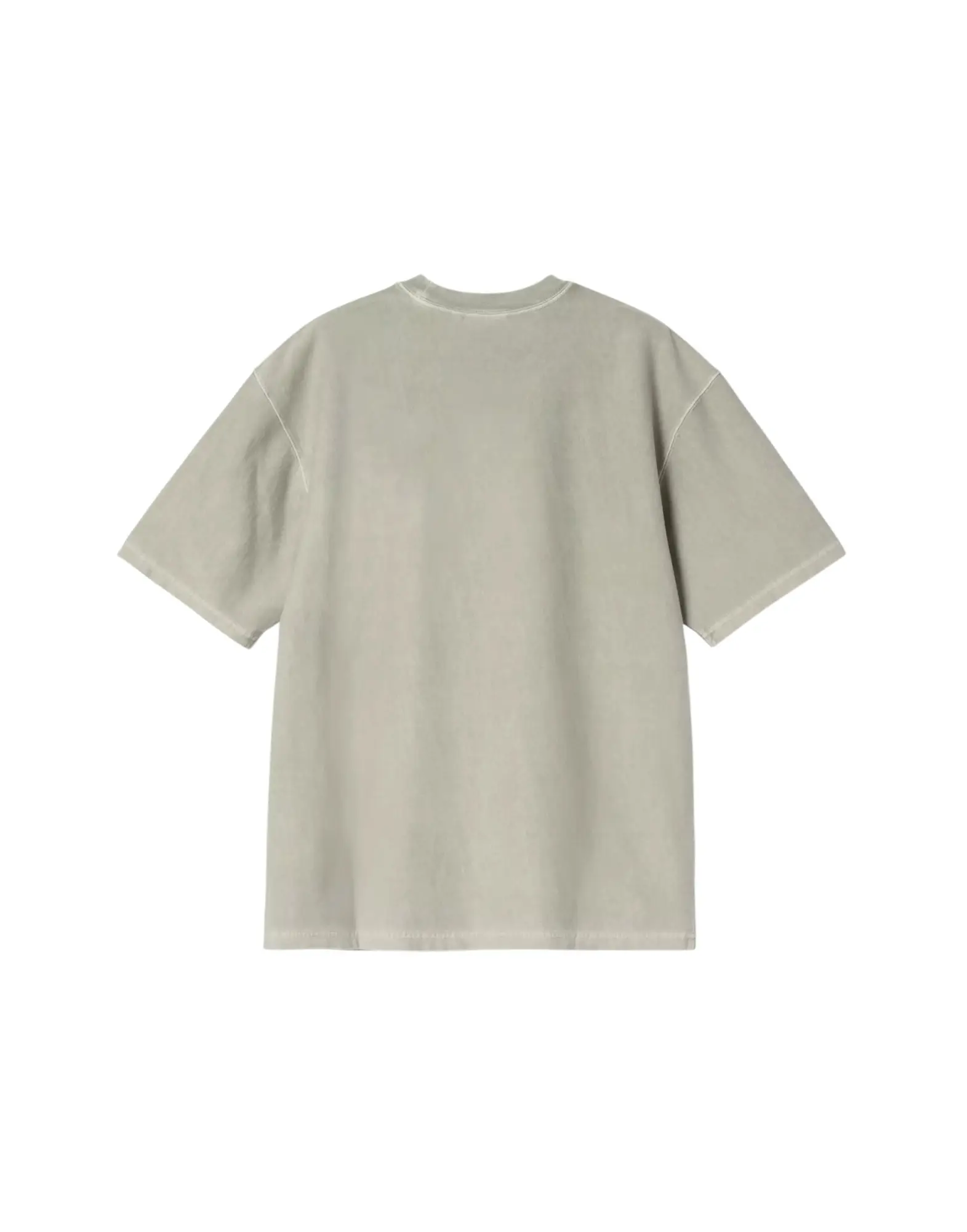 CARHARTT WIP T-Shirt Loose Pocket S/S Verde Shady Tinta in Capo