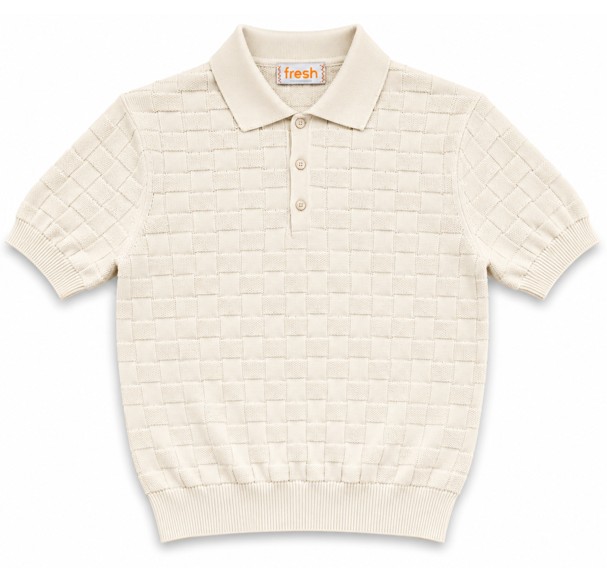 FRESH Magic Sand Cotton Retro Polo