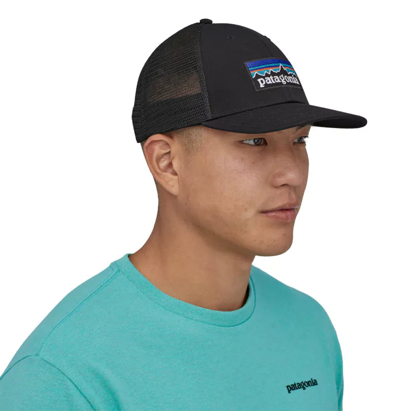 Cappello da camionista PATAGONIA P-6 Logo LoPro Nero