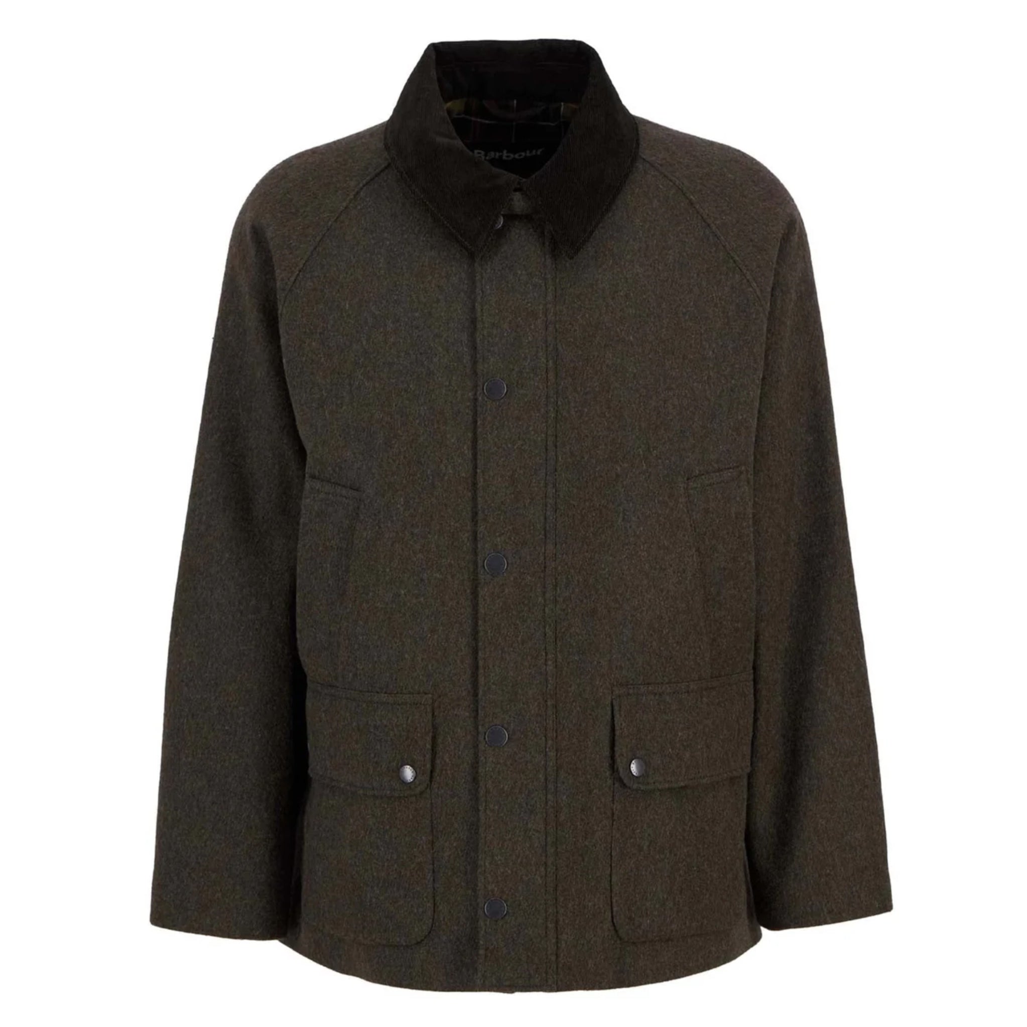 BARBOUR Modified Bedale Wool Jacket Olive