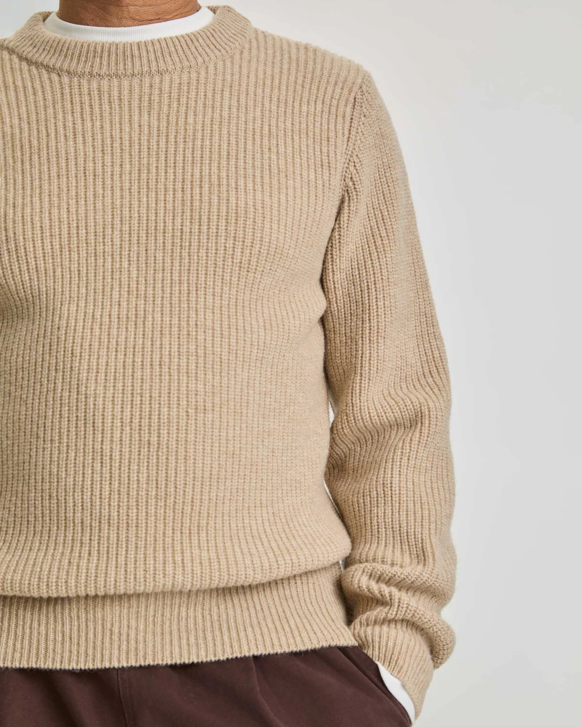 LA PAZ Teixeira Ecru Wool Sweater