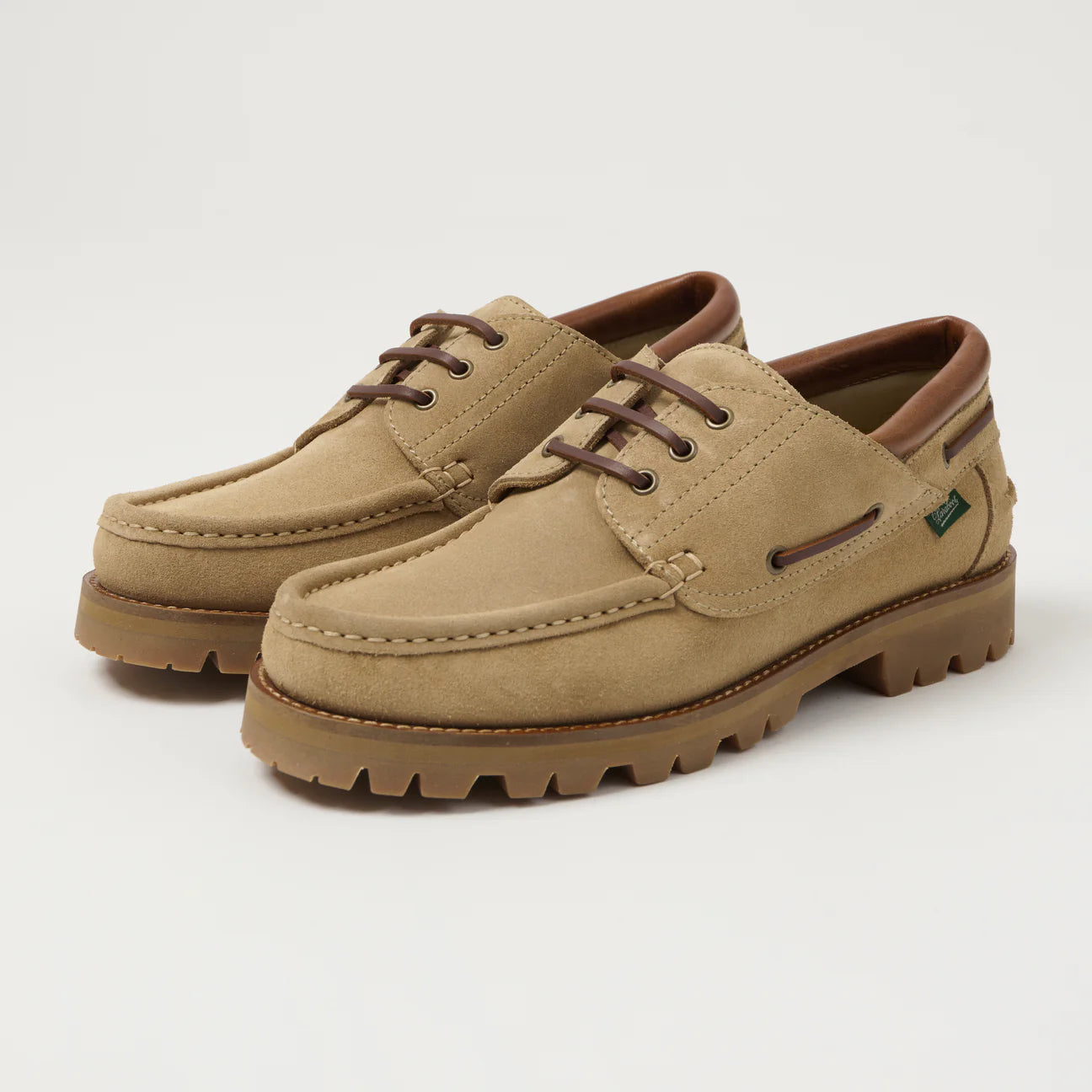 PARABOOT Briac Jannu Shoes Miel Velours Beige