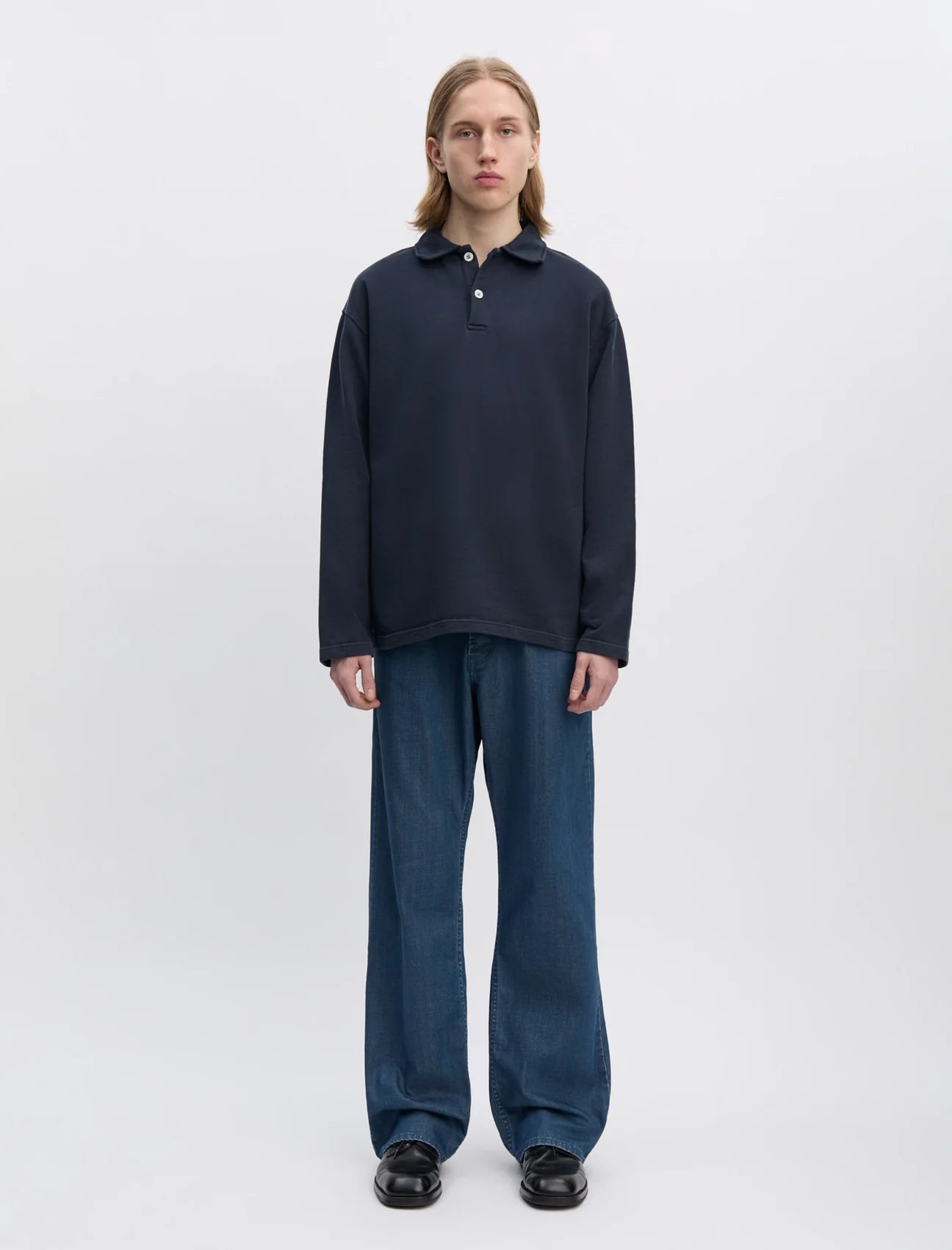 ANOTHER ASPECT Another Polo Shirt 1.0 Night Sky Navy