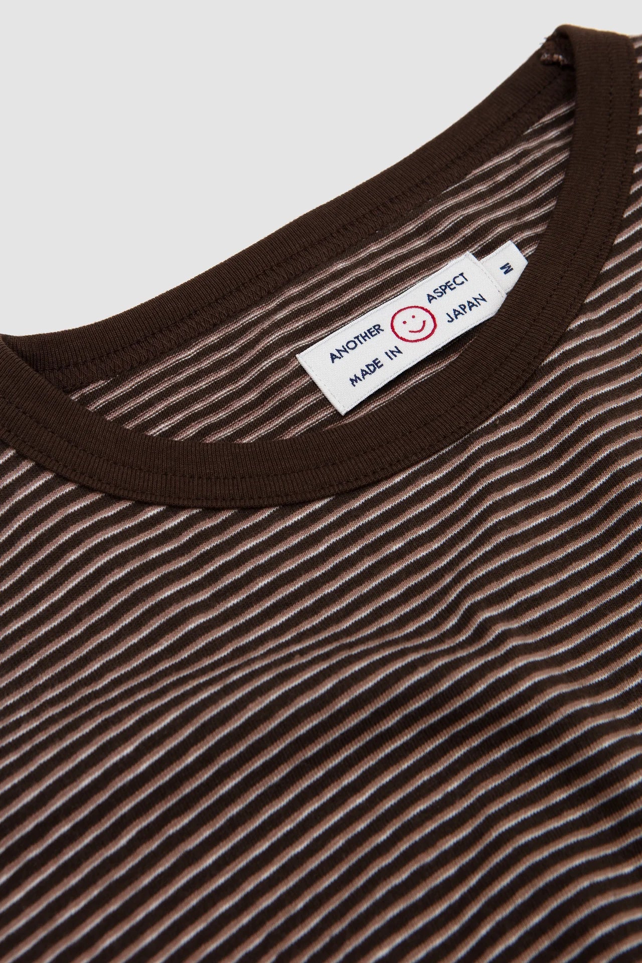 ANOTHER ASPECT Another T-Shirt 3.0 JPN Brown Stripe