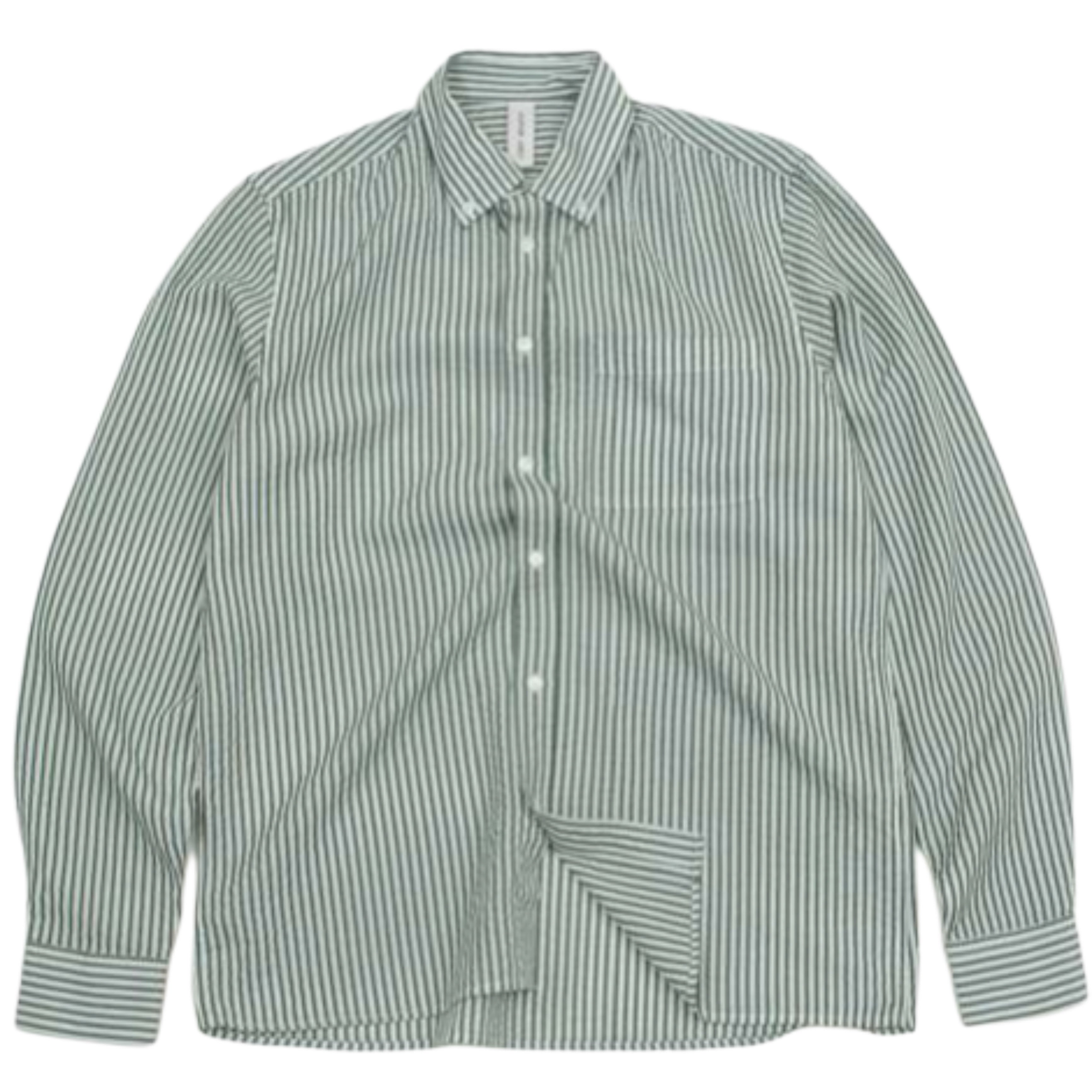 ANOTHER ASPECT Another Shirt 1.0 Evergreen White Stripe