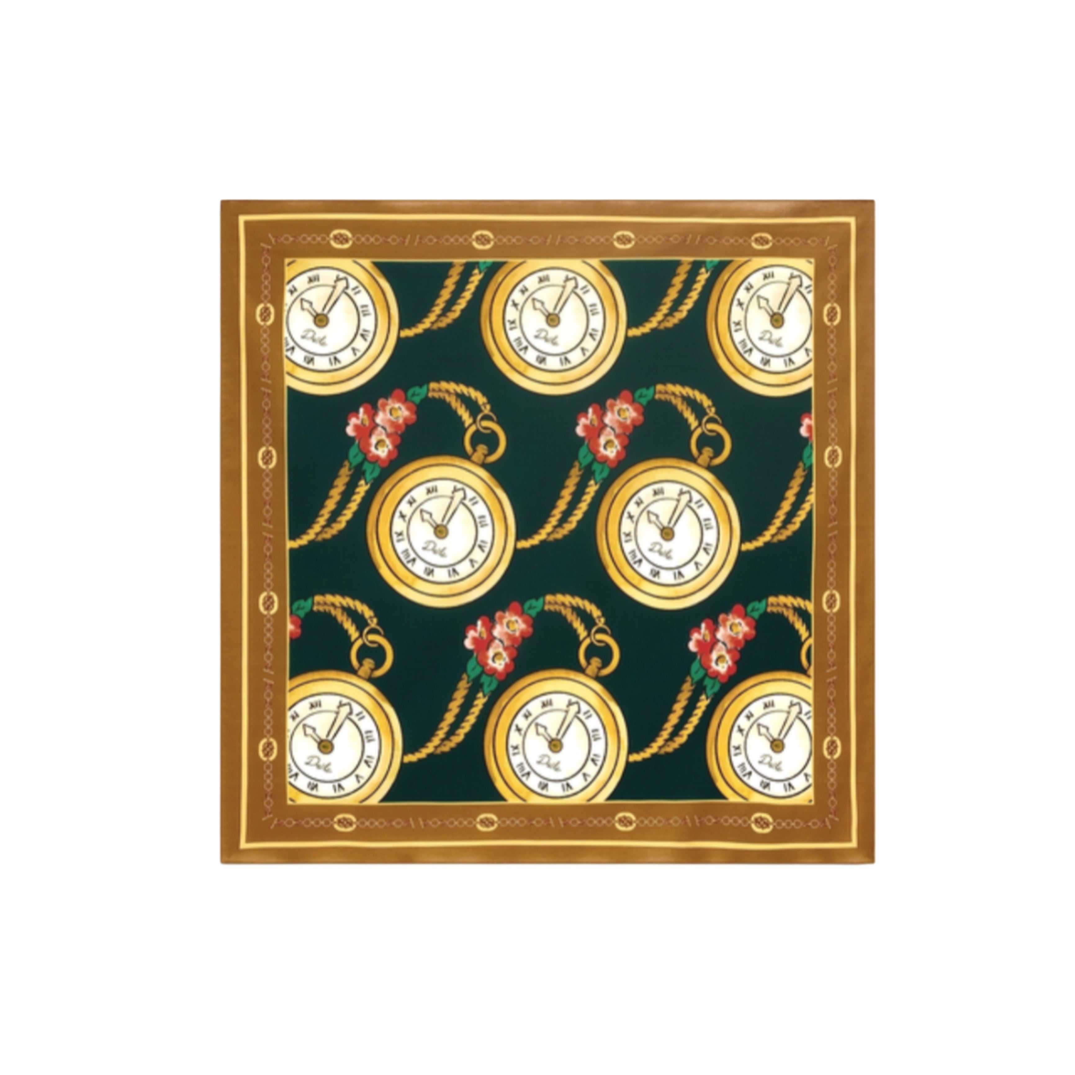 DRÔLE DE MONSIEUR Le Foulard Gousset In Verde Scuro