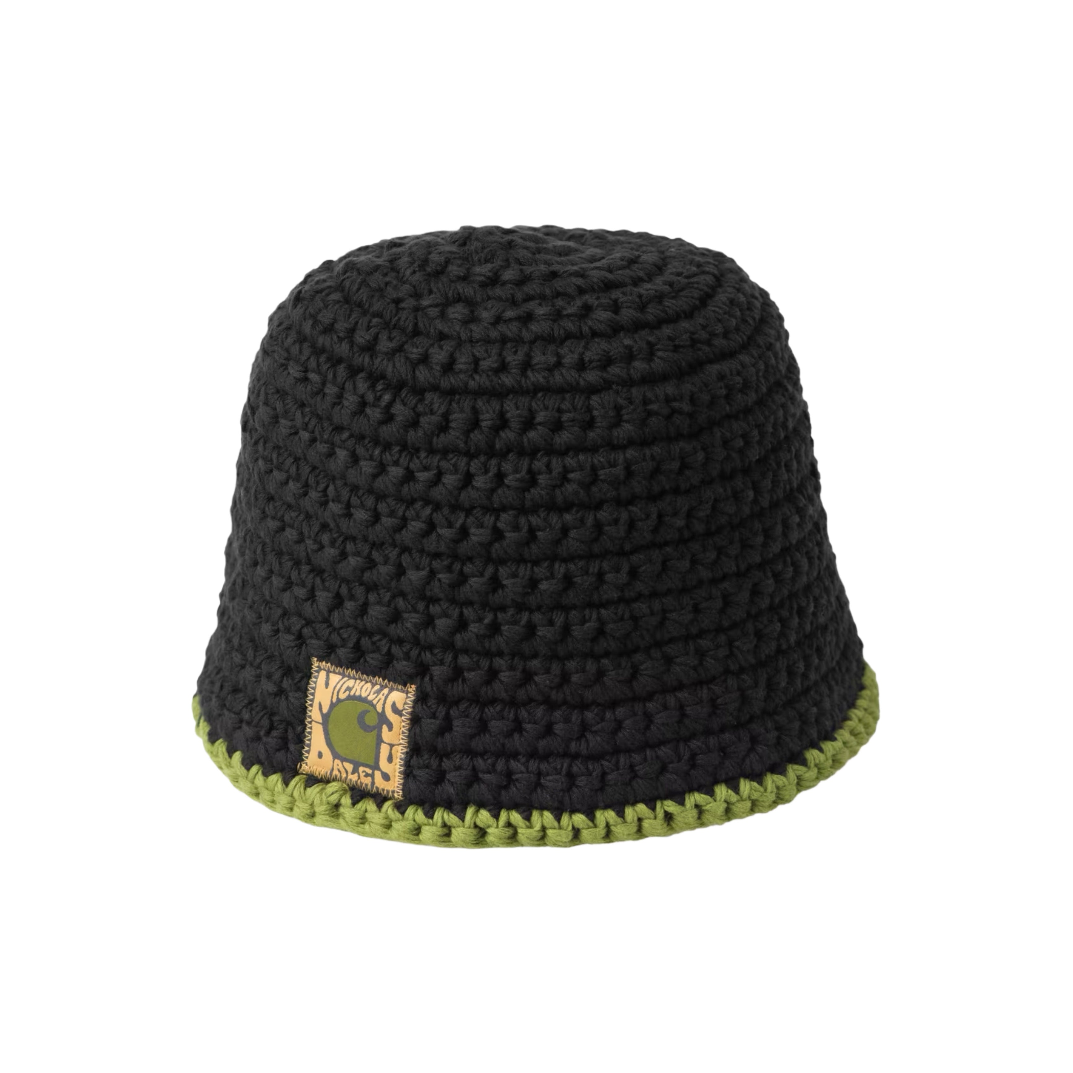 CARHARTT WIP x Nicholas Daley Knitted Hat ND Black / Black / Cedar Green