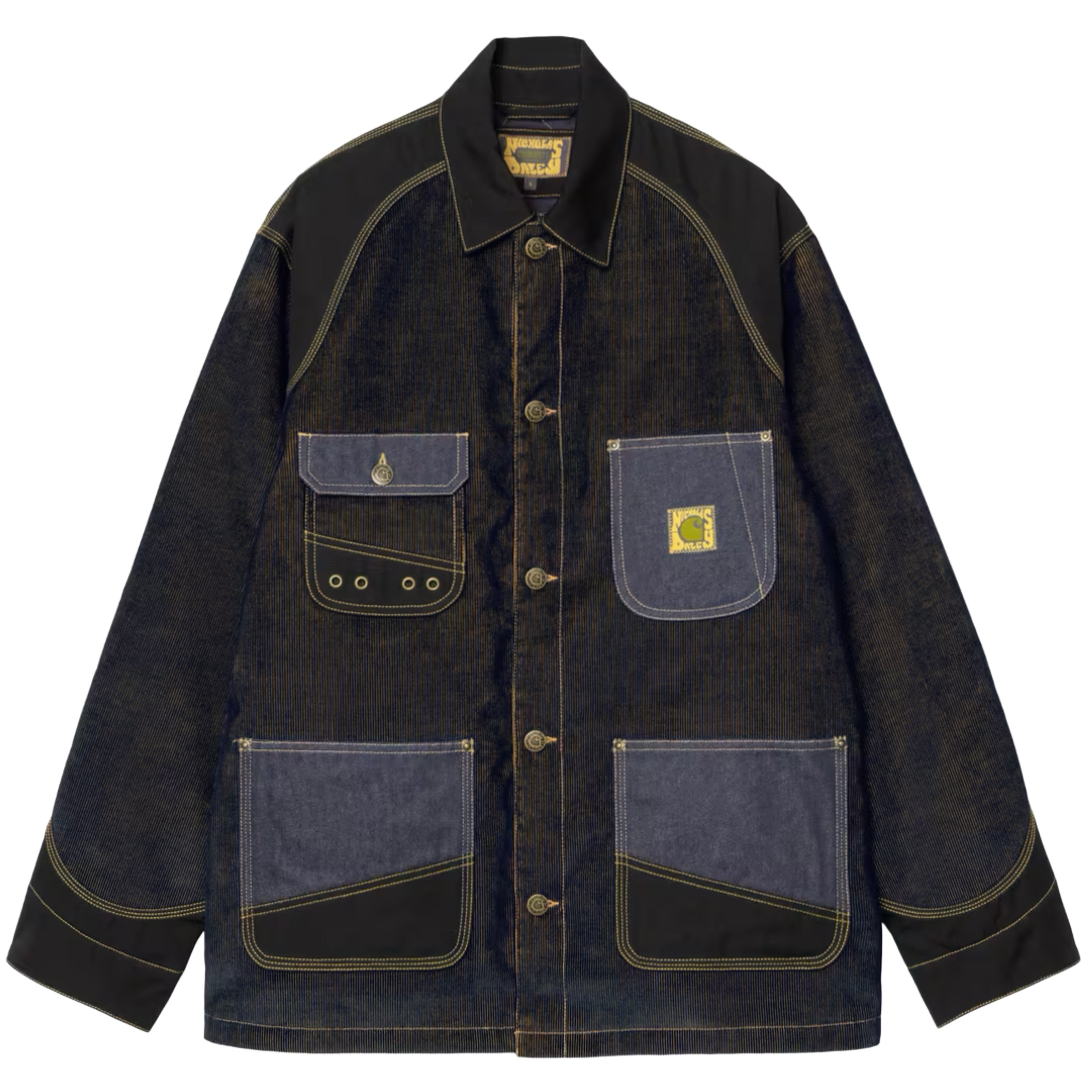 CARHARTT WIP x Nicholas Daley OG Chore Coat ND Dark Navy / Mustard