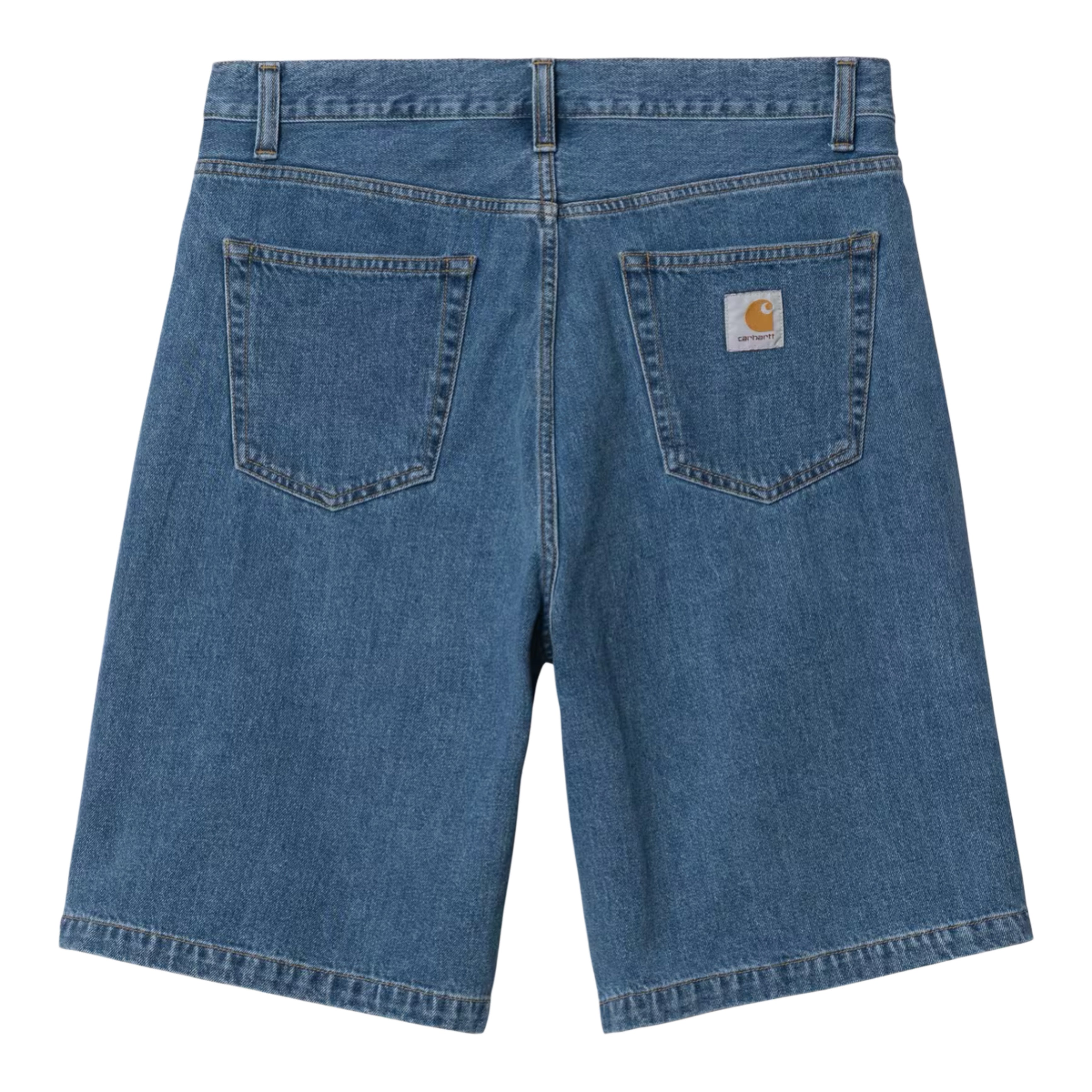 CARHARTT WIP Landon Short Blue Heavy Stone Washed