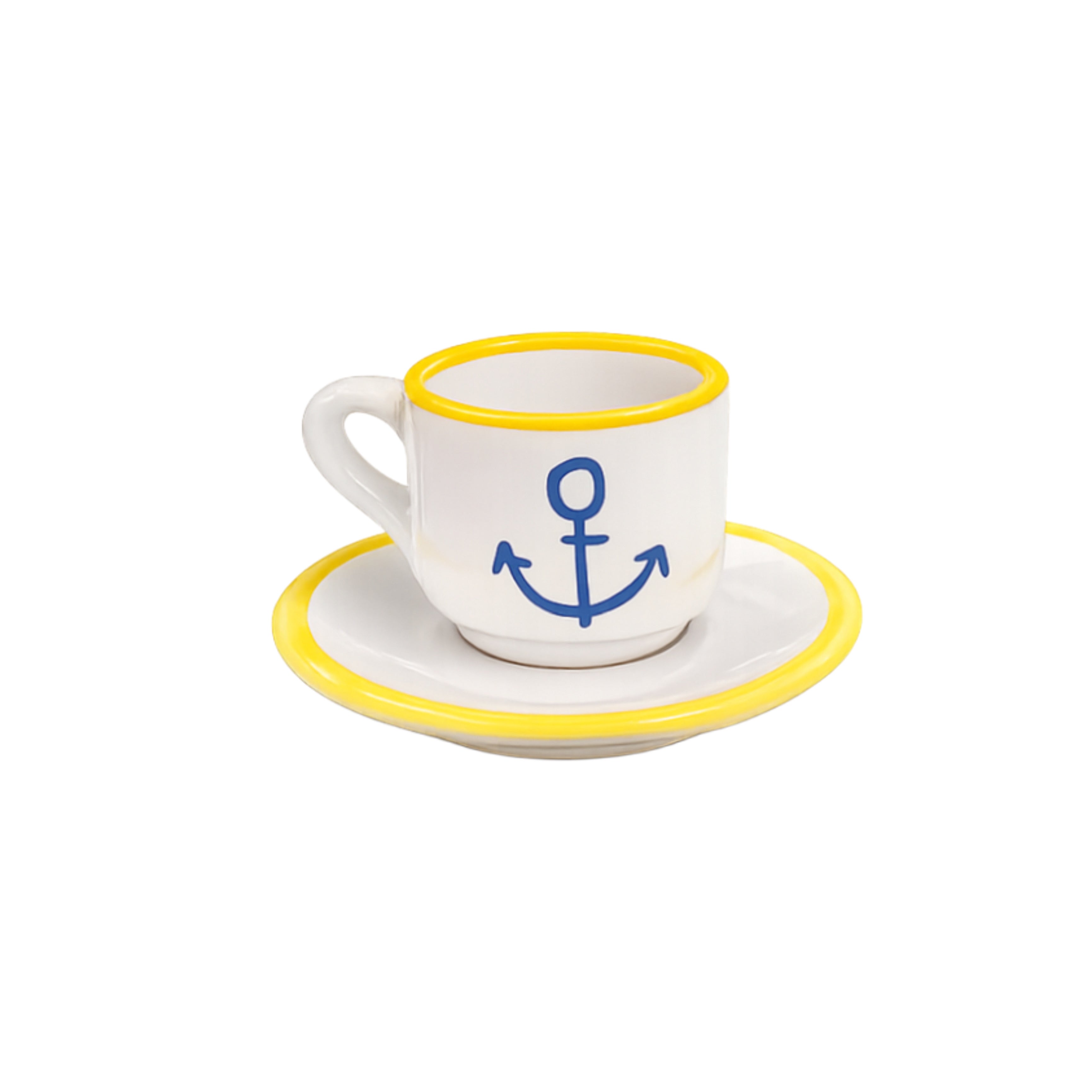 CASA COMETA x Fresh Store Torino Ceramic Espresso Cup and Saucer Set